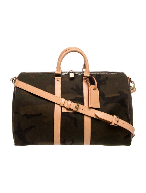 Louis Vuitton x Supreme Signature Louis Vuitton Keepall Bandouliere 45