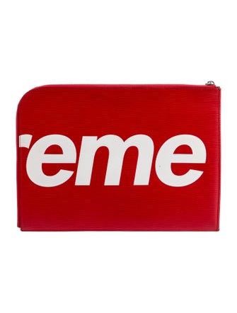 Louis Vuitton x Supreme Leather Louis Vuitton Pochette GM