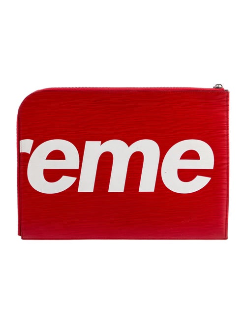 Louis Vuitton x Supreme Leather Louis Vuitton Pochette GM