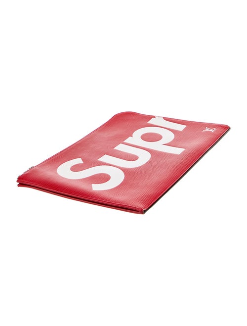 Louis Vuitton x Supreme Leather Louis Vuitton Pochette GM