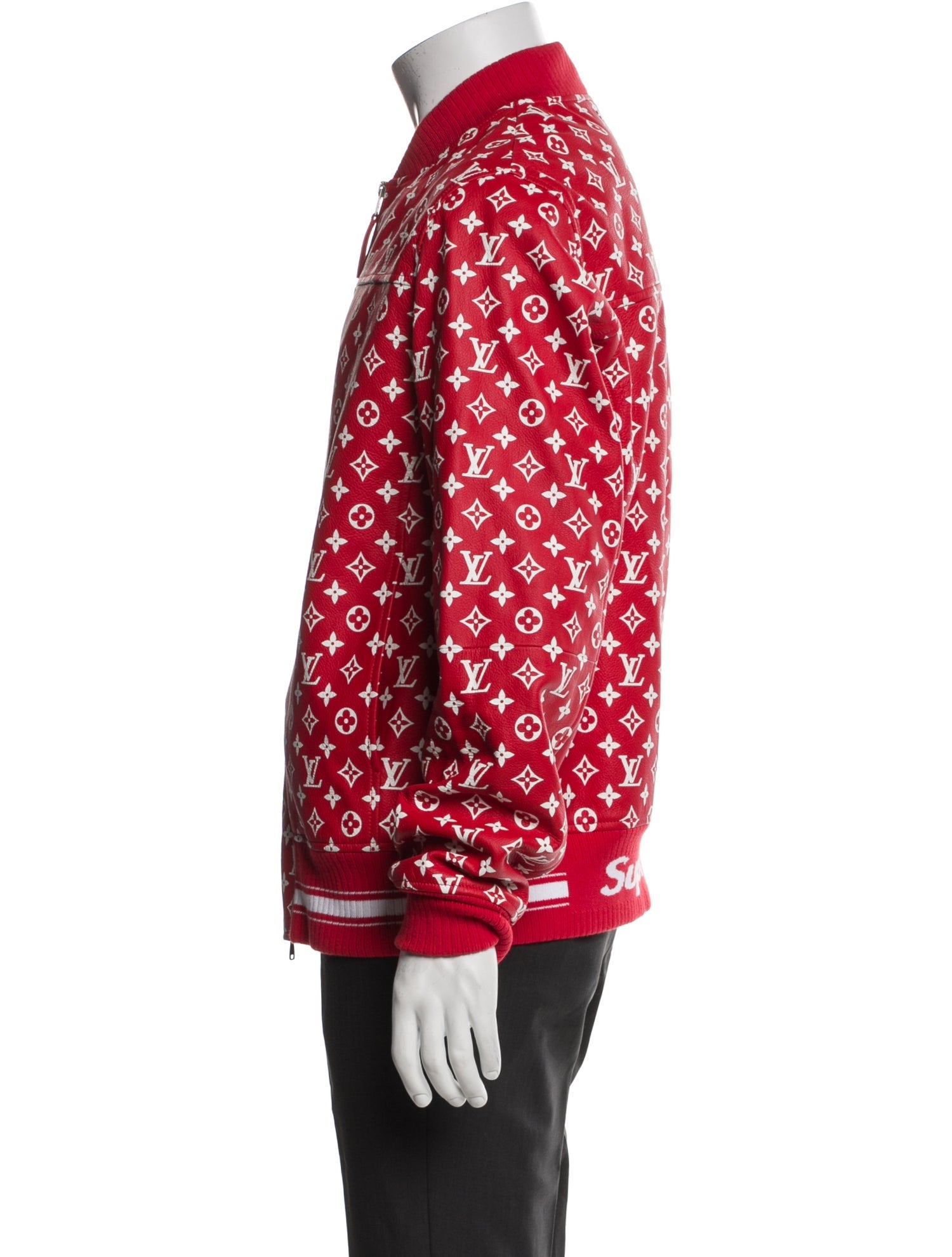 Louis Vuitton x Supreme 2017 LV Monogram Bomber Jacket