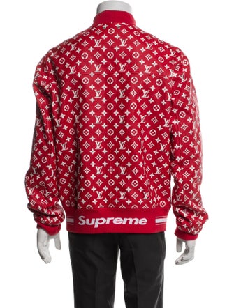 Louis Vuitton x Supreme 2017 LV Monogram Bomber Jacket