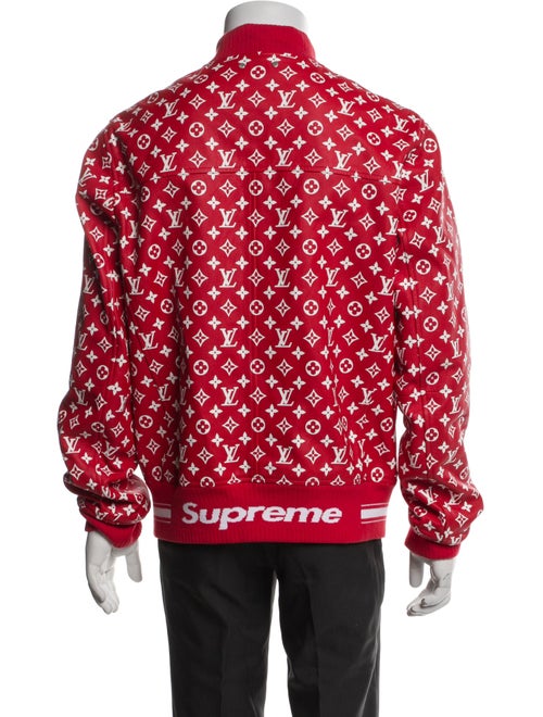 Louis Vuitton x Supreme 2017 LV Monogram Bomber Jacket
