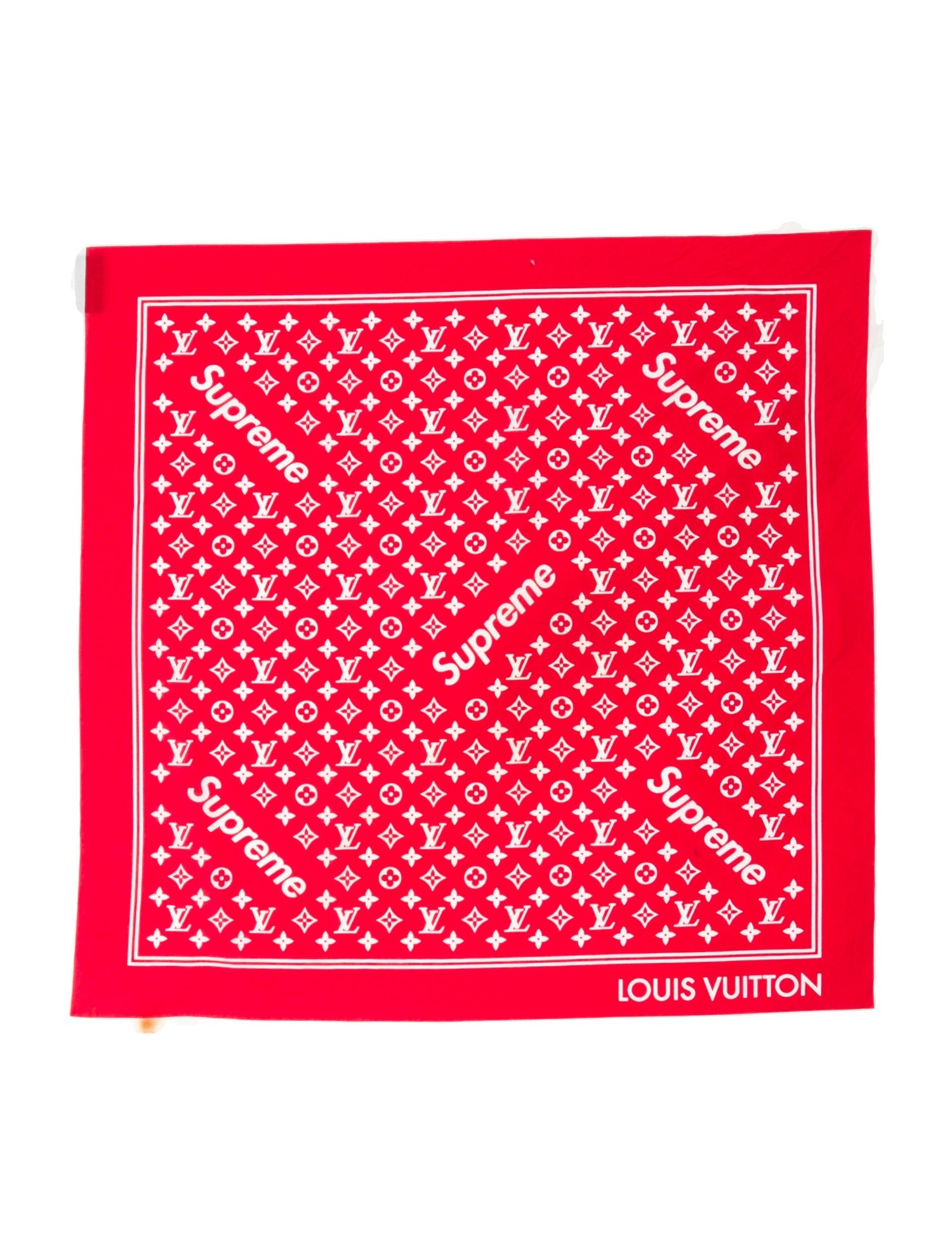 Louis Vuitton x Supreme 2017 LV Monogram Bandana