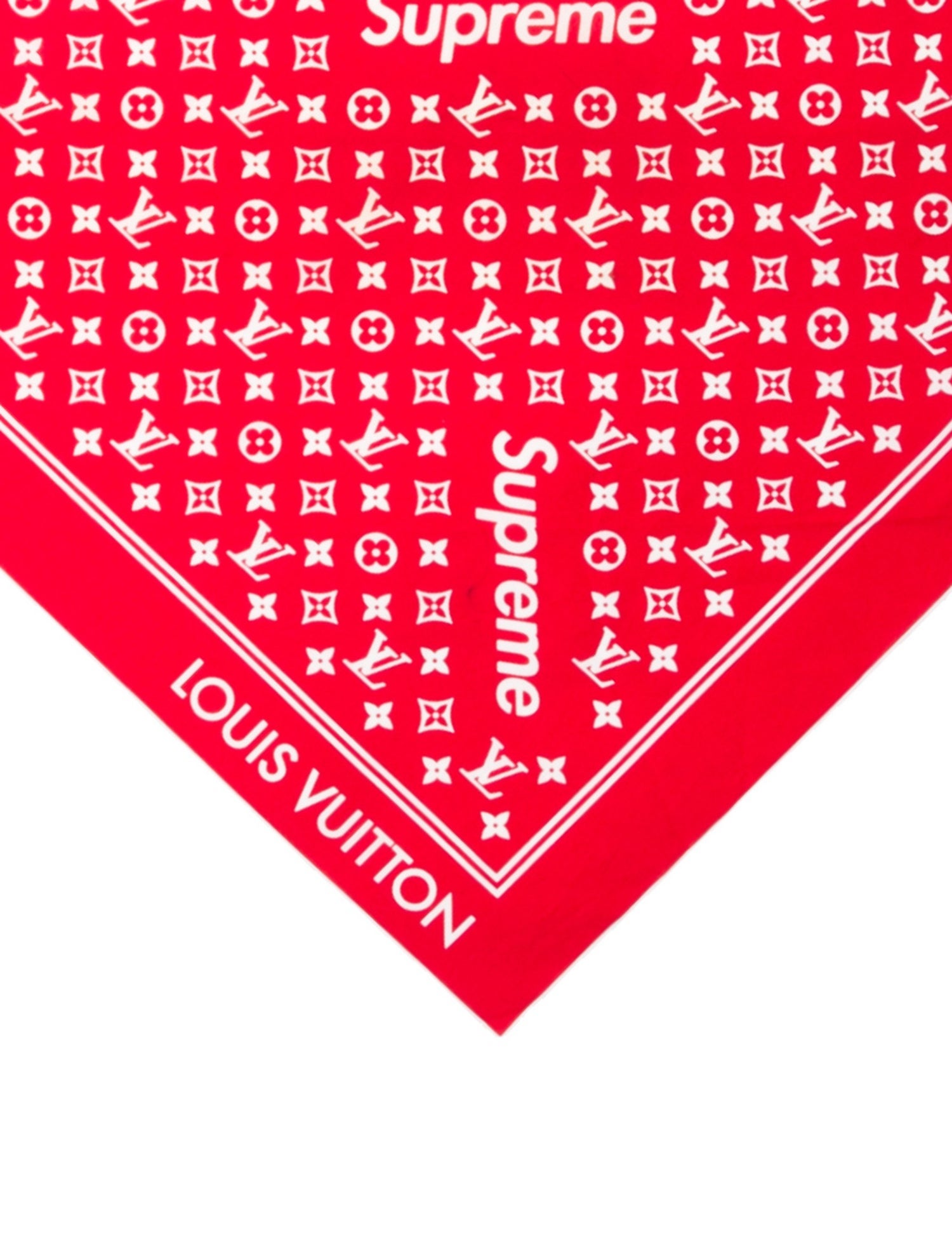 Louis Vuitton x Supreme 2017 LV Monogram Bandana