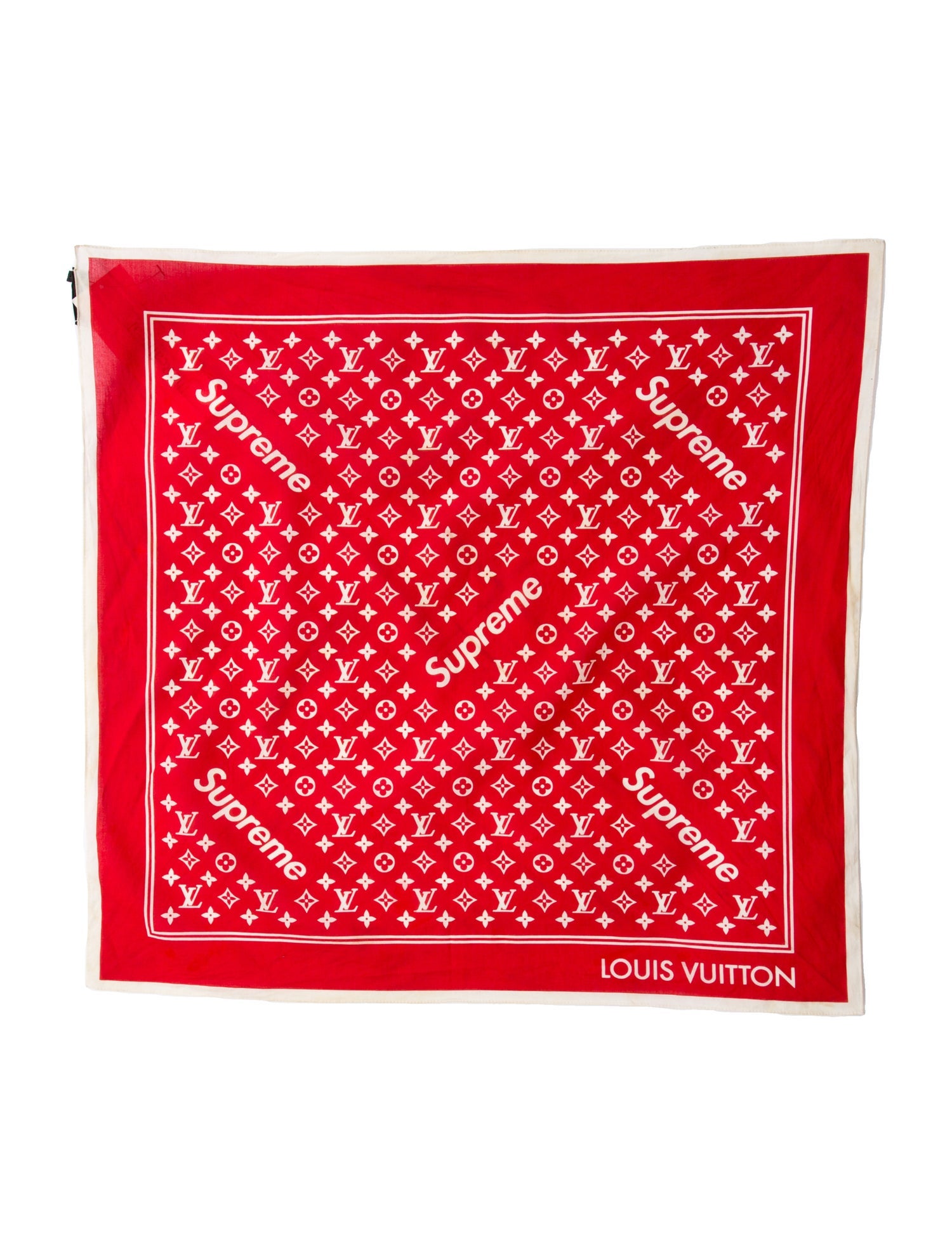 Louis Vuitton x Supreme 2017 LV Monogram Bandana