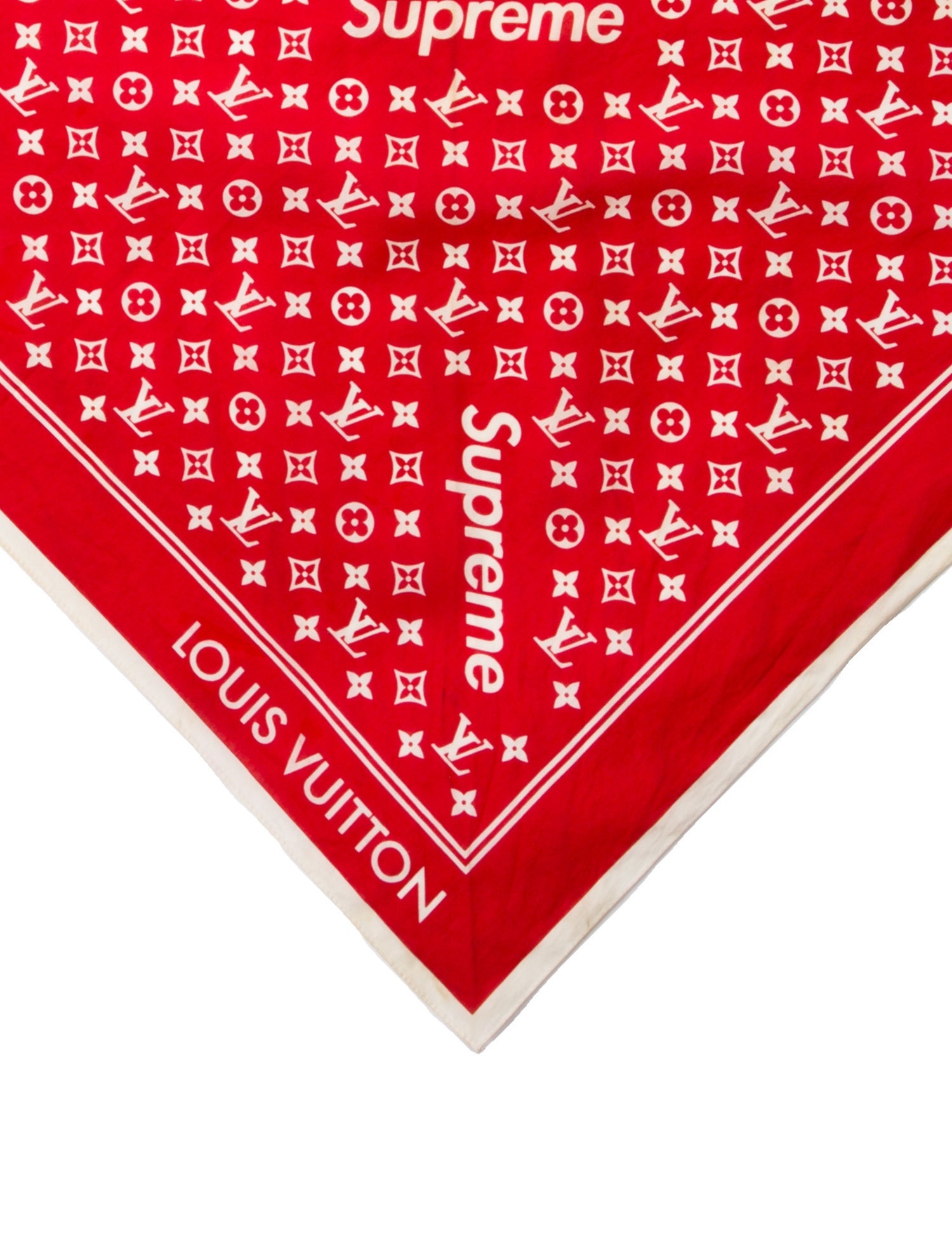 Louis Vuitton x Supreme 2017 LV Monogram Bandana