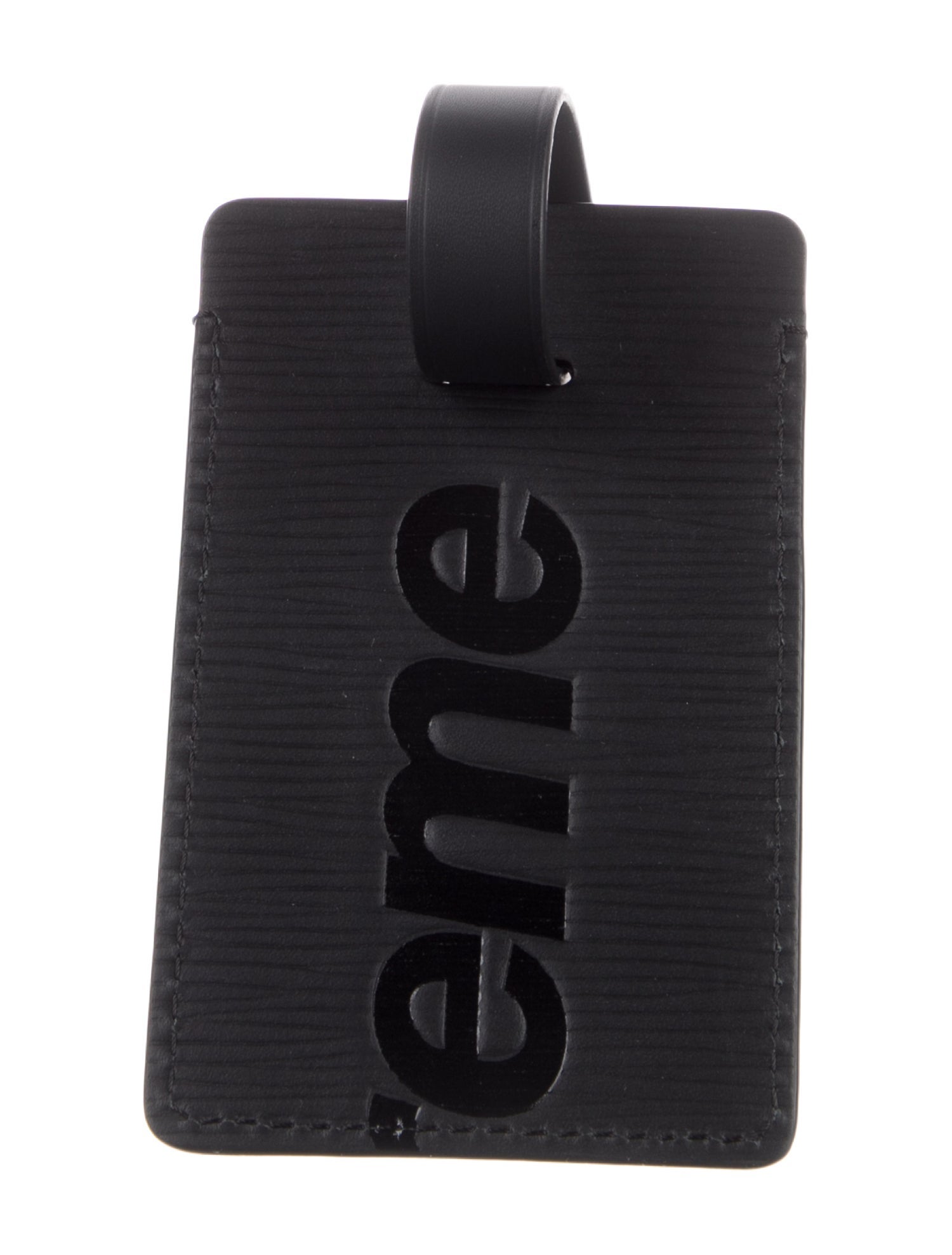Louis Vuitton x Supreme Louis Vuitton x Supreme Leather Epi Luggage Tag