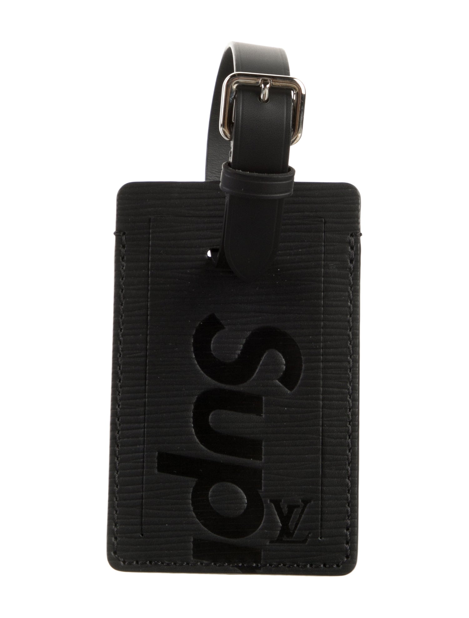 Louis Vuitton x Supreme x Supreme Leather Epi Luggage Tag