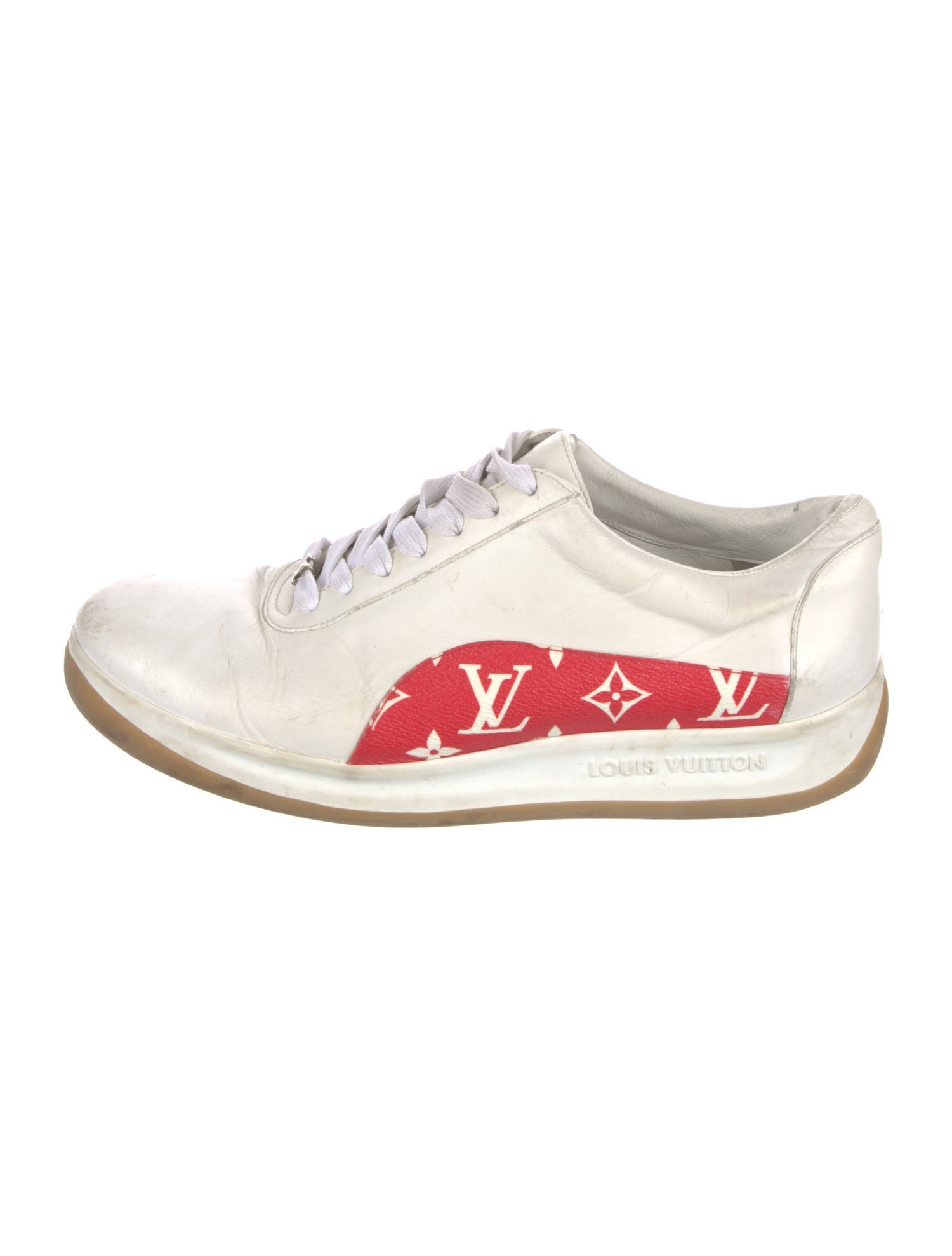 Louis Vuitton x Supreme 2017 Signature Logo Sneakers