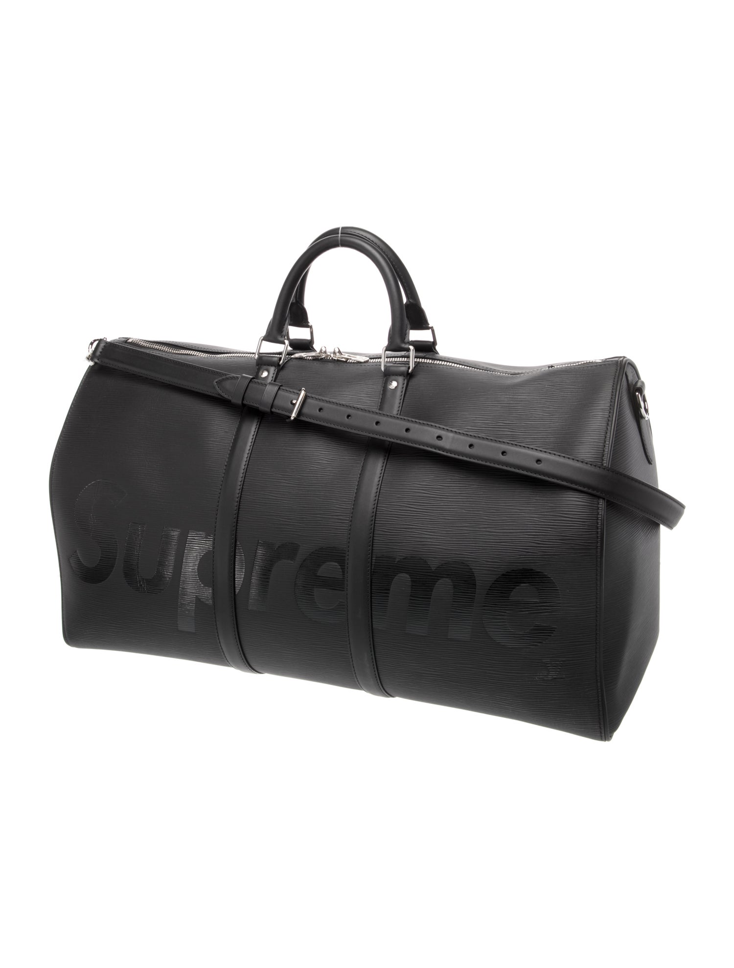 Louis Vuitton x Supreme Leather Weekender Bag
