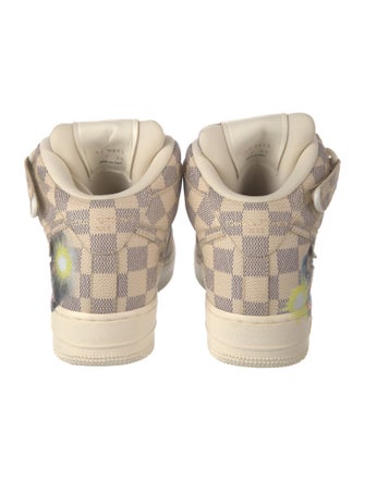 Louis Vuitton x Nike Air Force 1 Mid 'Graffiti' Sneakers