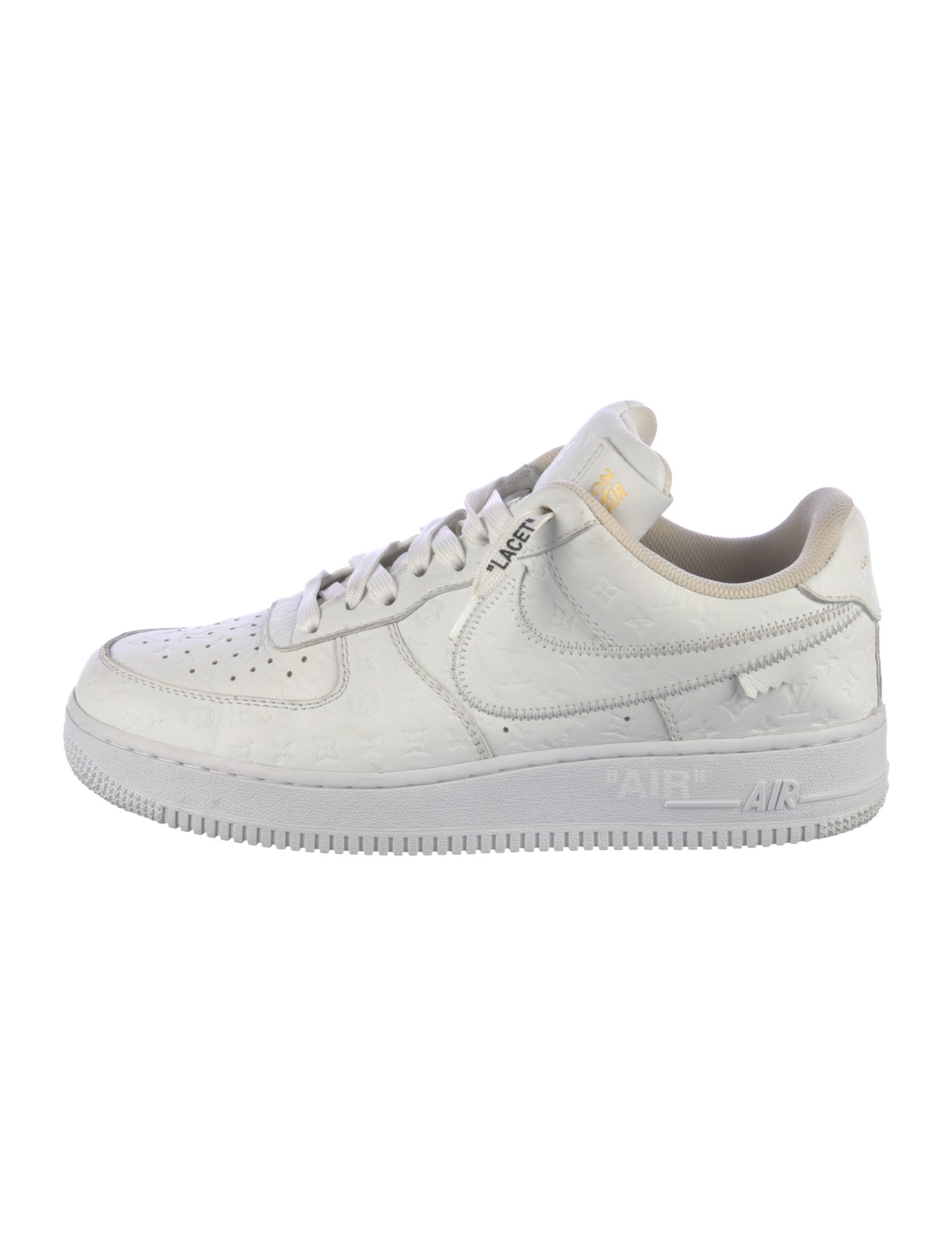 Louis Vuitton x Nike Air Force 1 Low By Virgil Abloh White Sneakers
