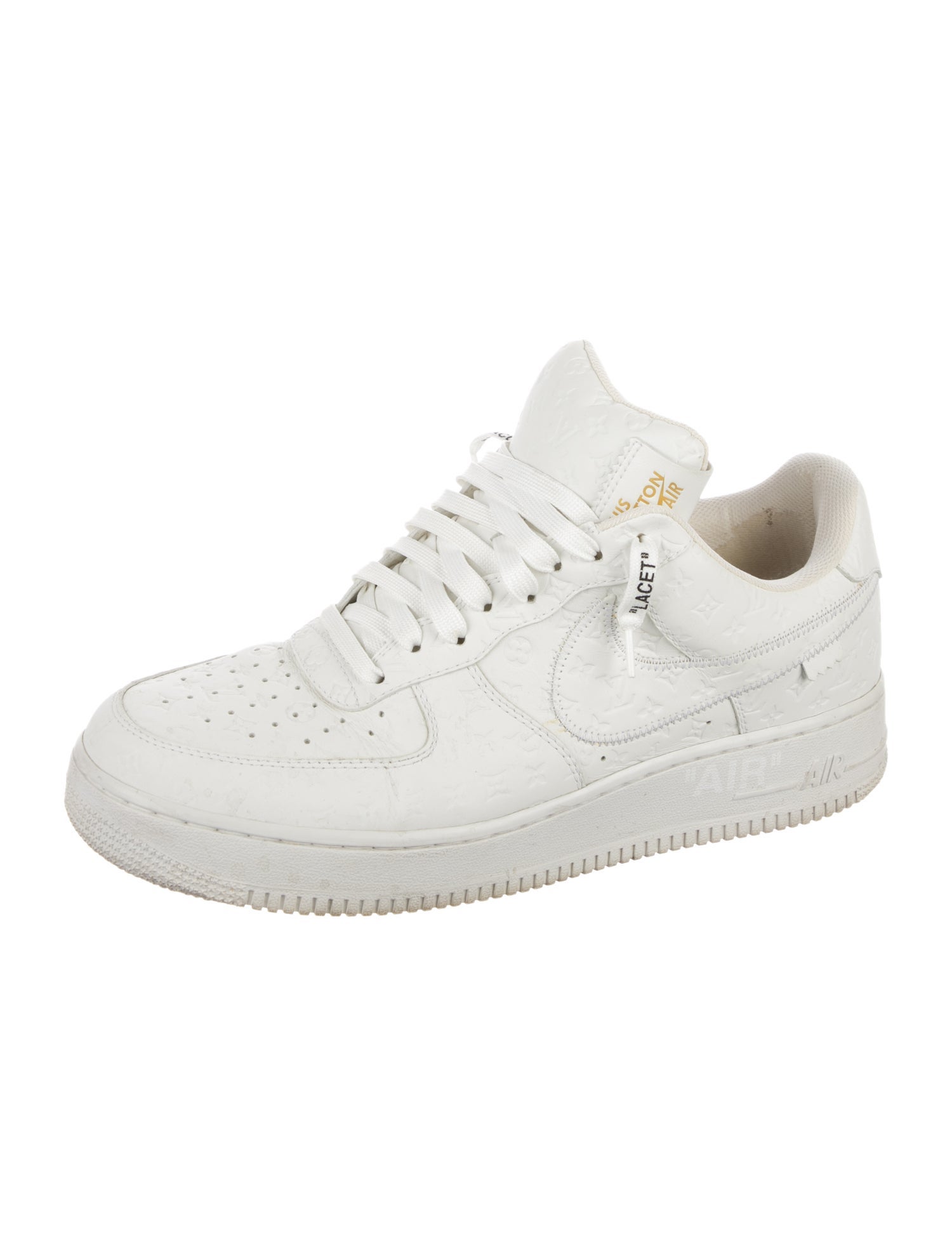 Louis Vuitton x Nike Air Force 1 Low By Virgil Abloh White Sneakers