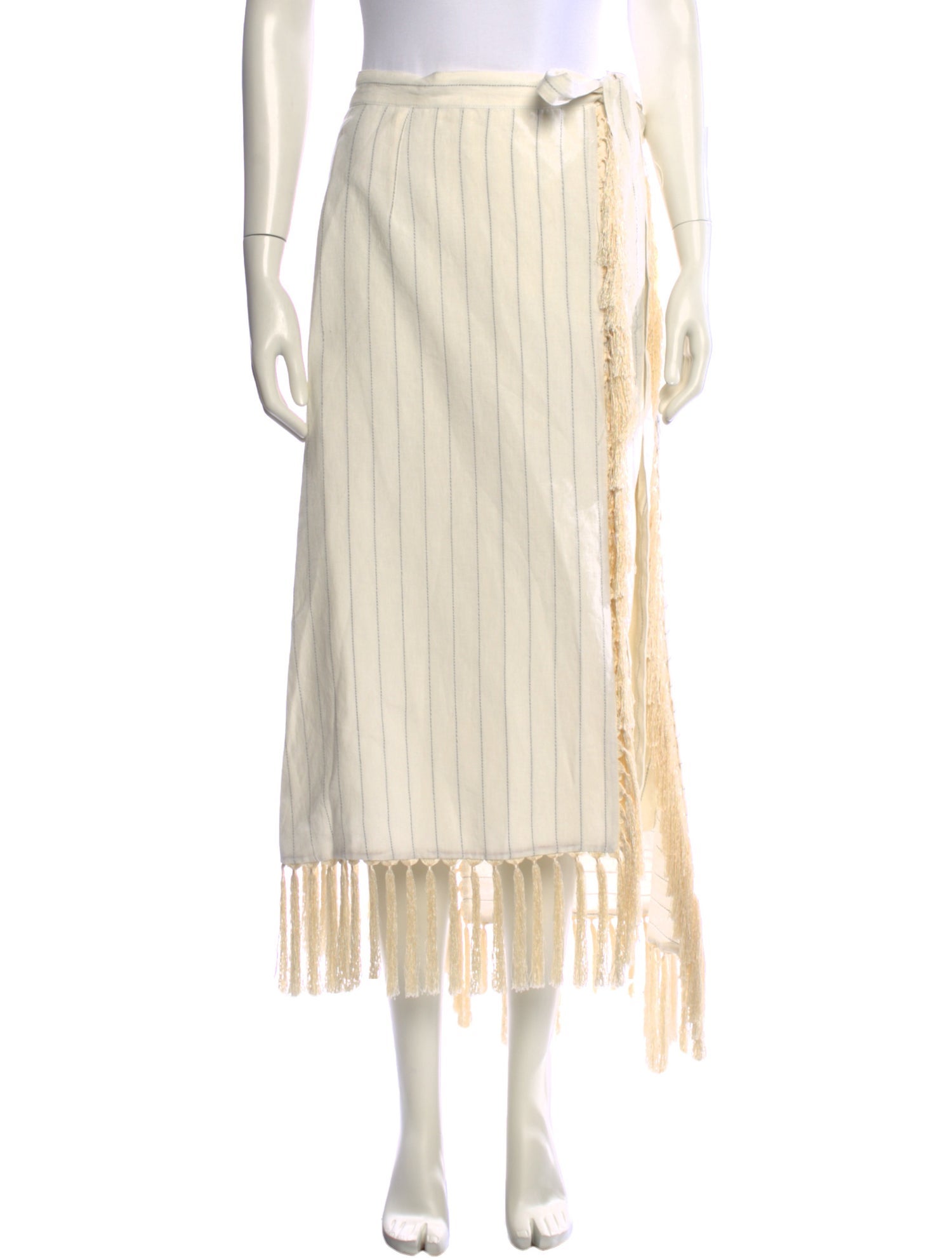 Loewe Linen Long Skirt