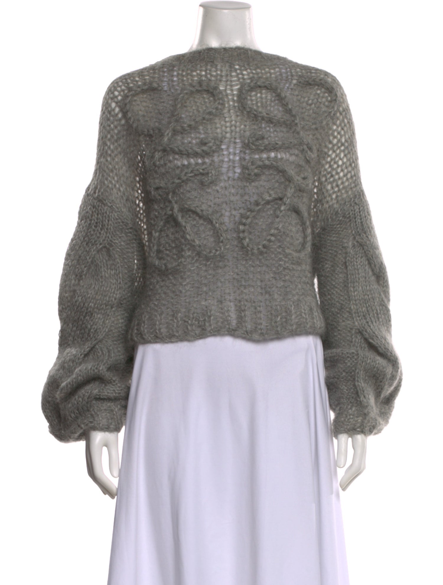 Loewe Mohair Bateau Neckline Sweater