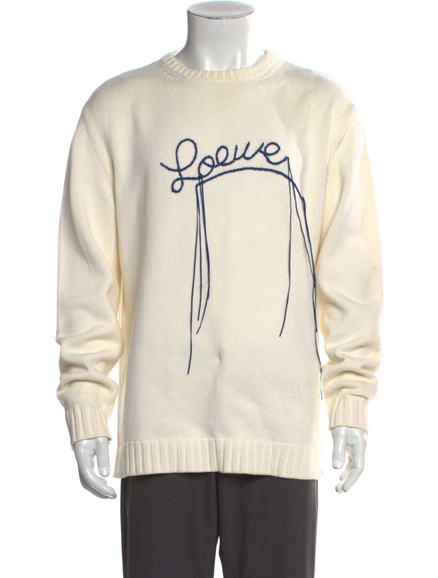 Loewe Graphic Print Crew Neck Pullover