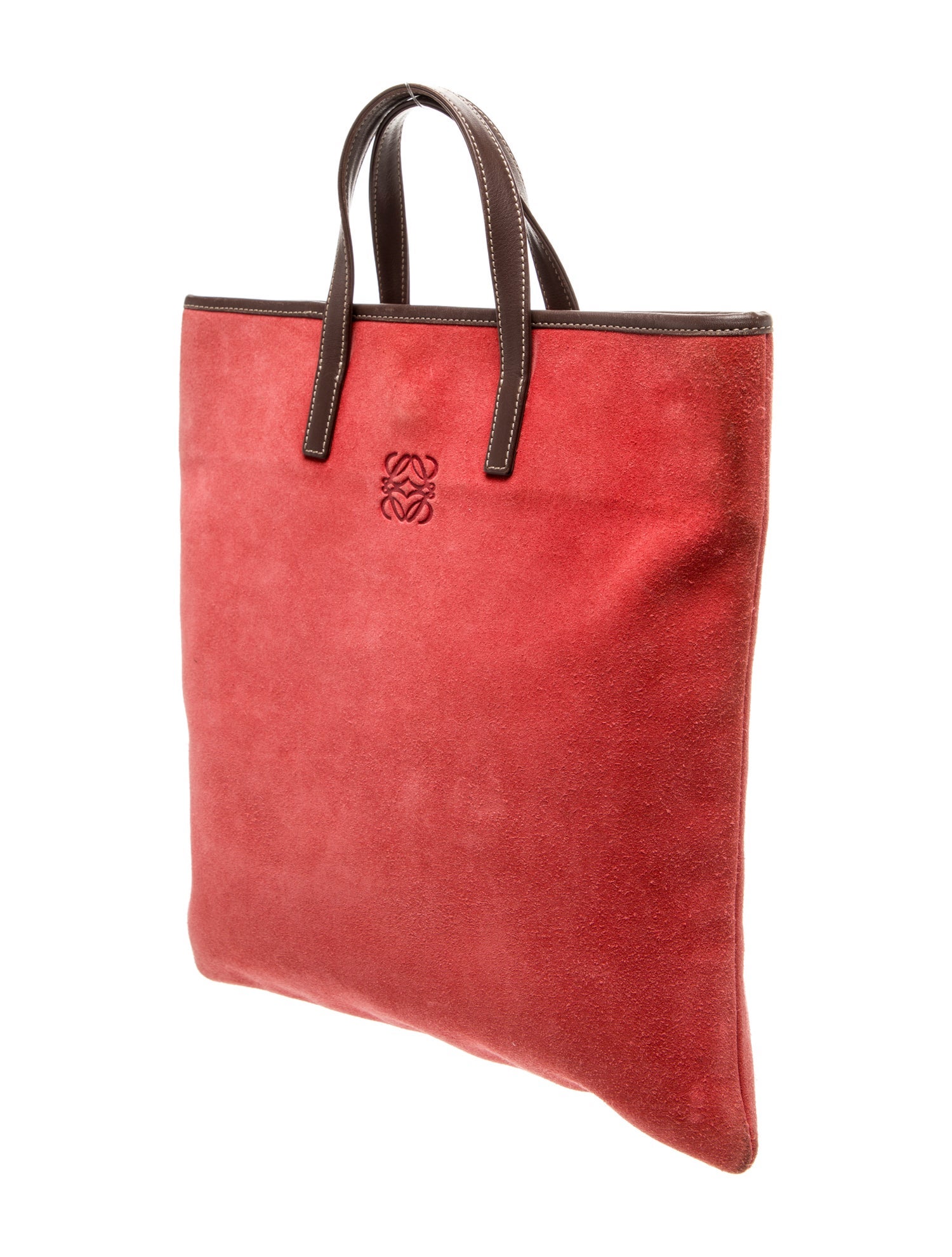 Loewe Suede Top Handle Bag