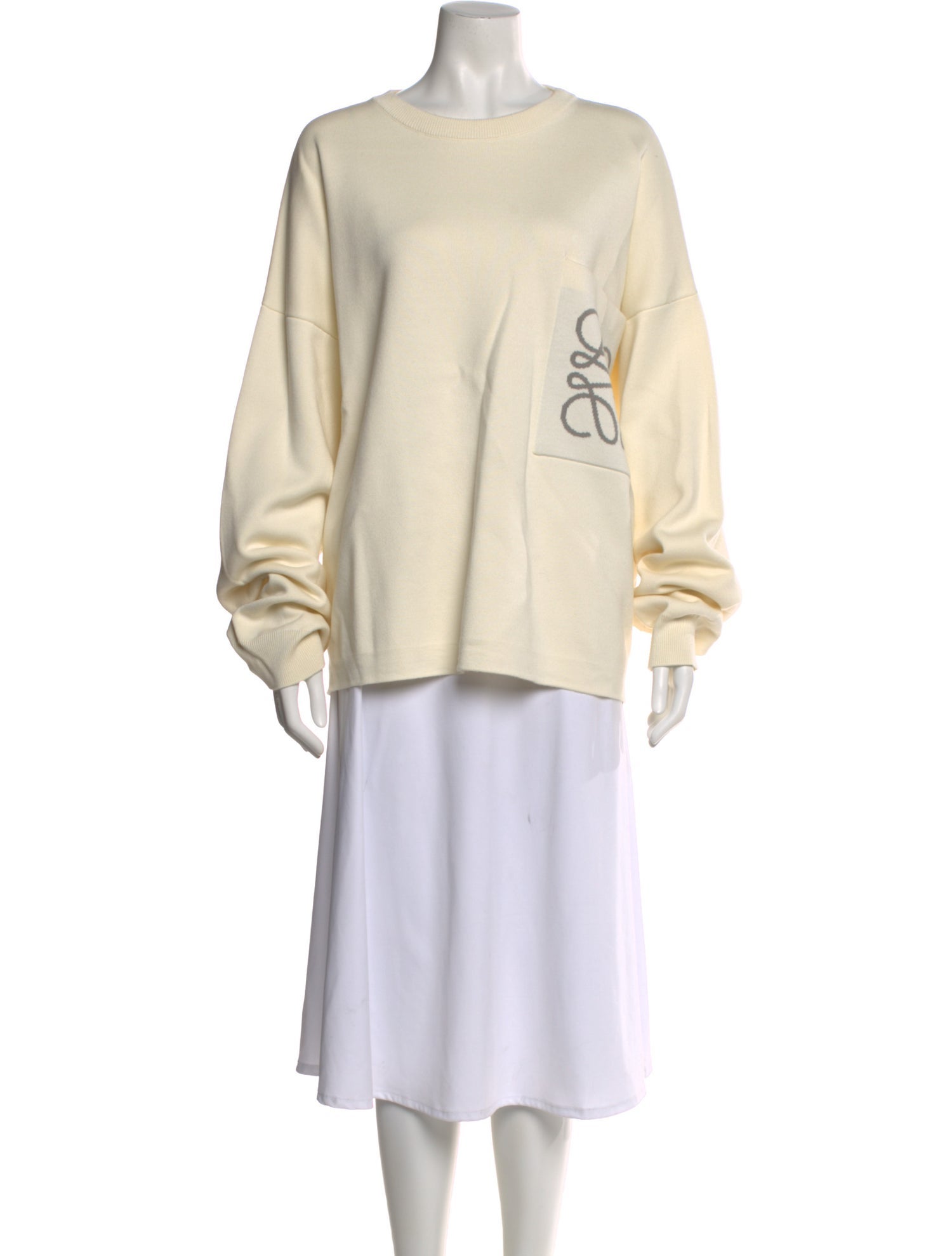 Loewe Signature Logo Graphic Print Pullover