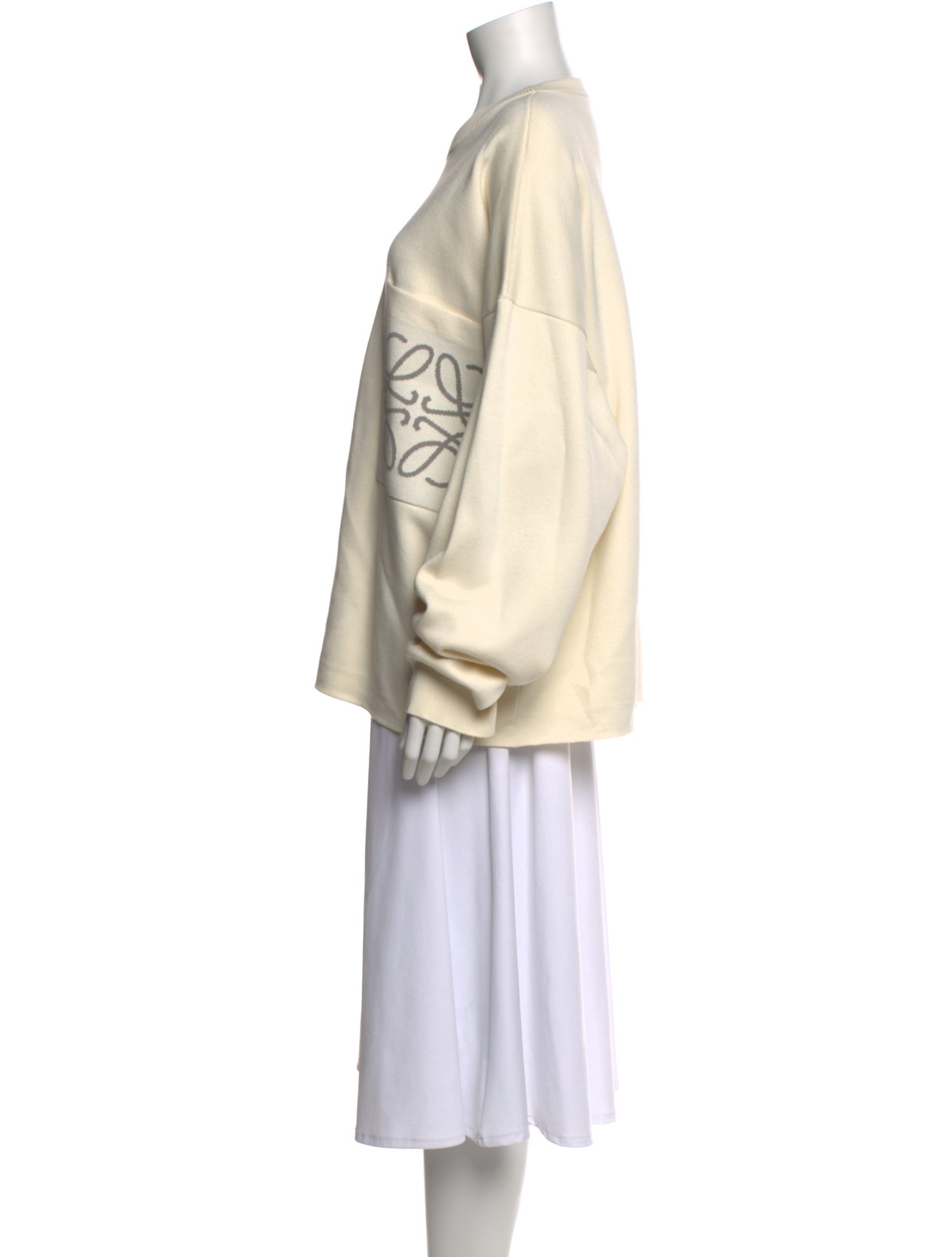 Loewe Signature Logo Graphic Print Pullover