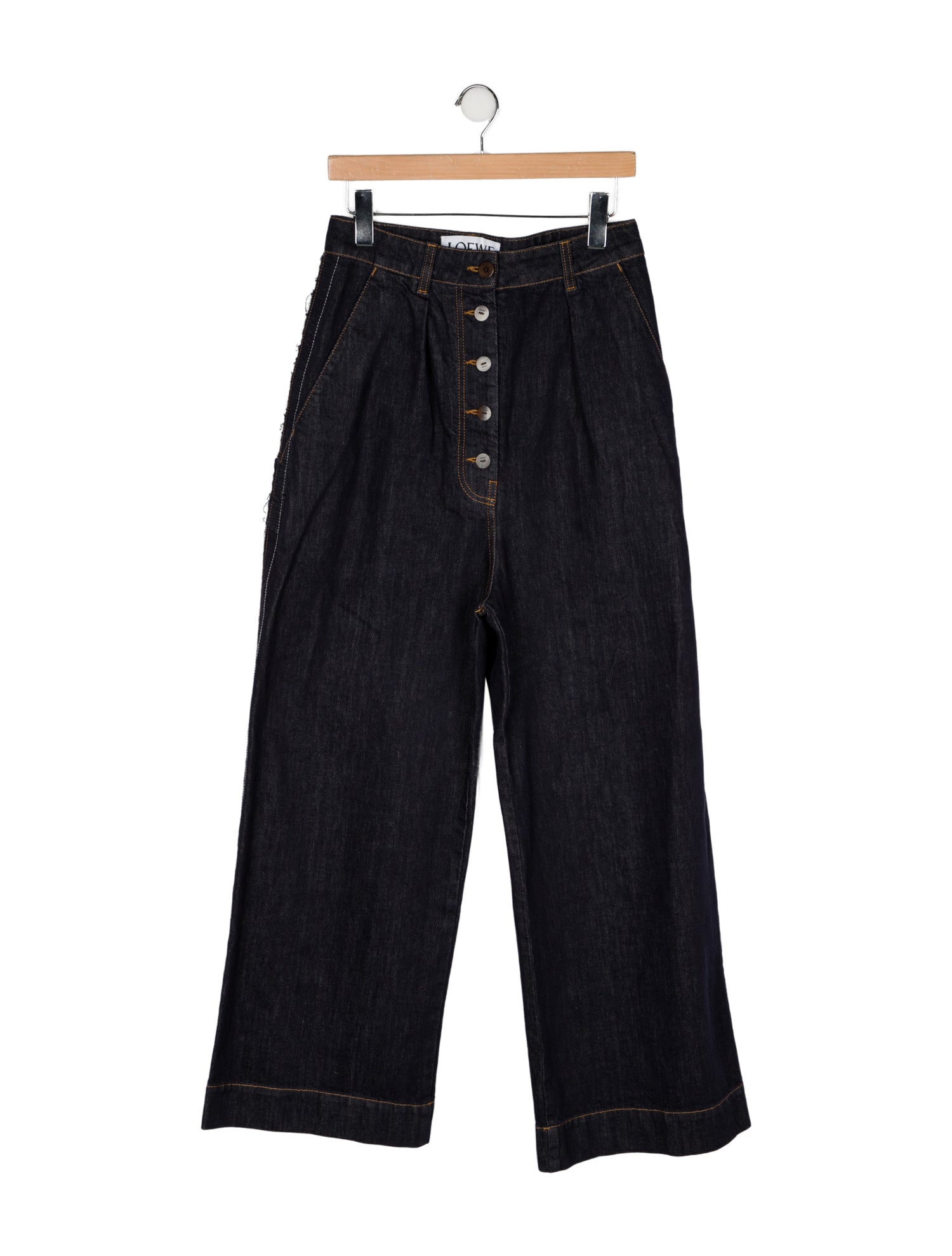 Loewe High-Rise Wide Leg Jeans