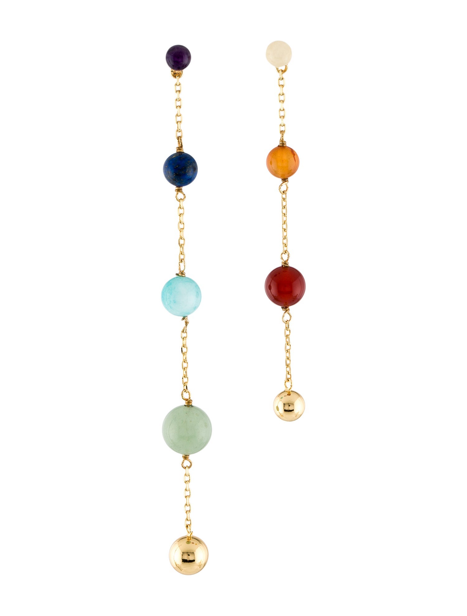 Loewe Paula's Ibiza 7 Chakras Drop Earrings