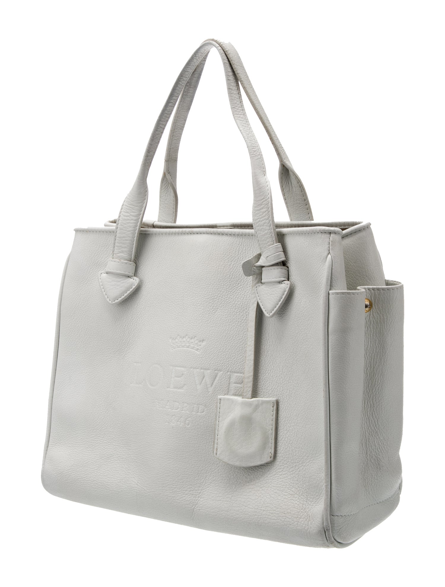 Loewe Leather Top Handle Bag