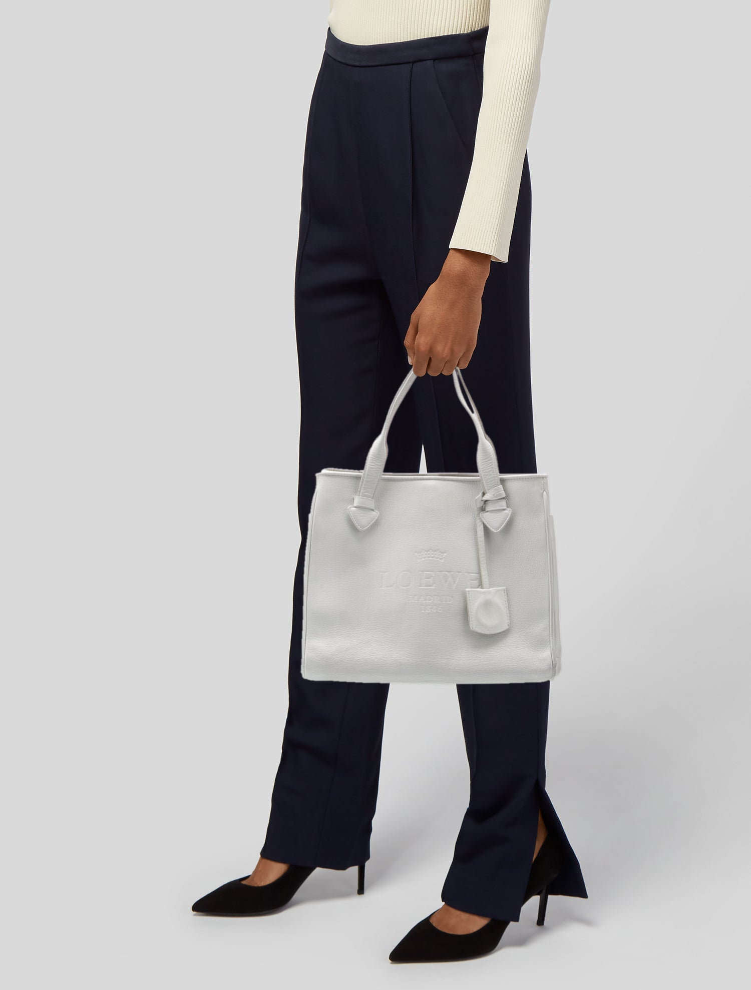 Loewe Leather Top Handle Bag