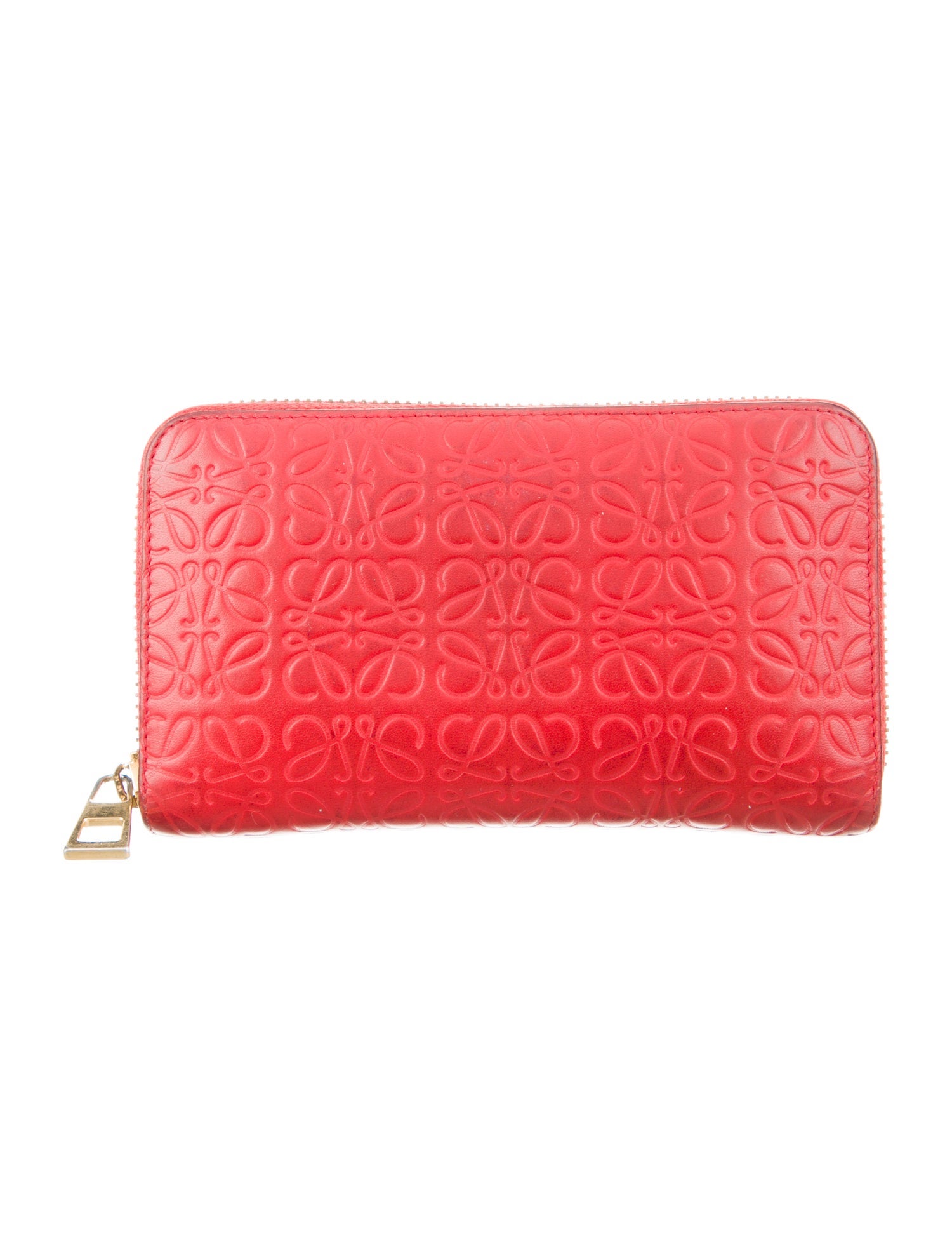 Loewe Logo Card Case Leather Wallet