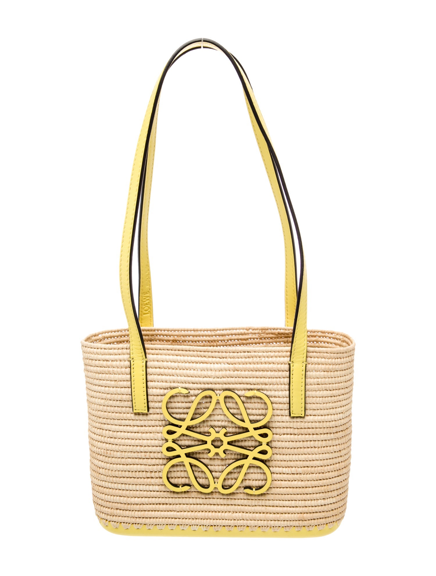Loewe Raffia Square Basket