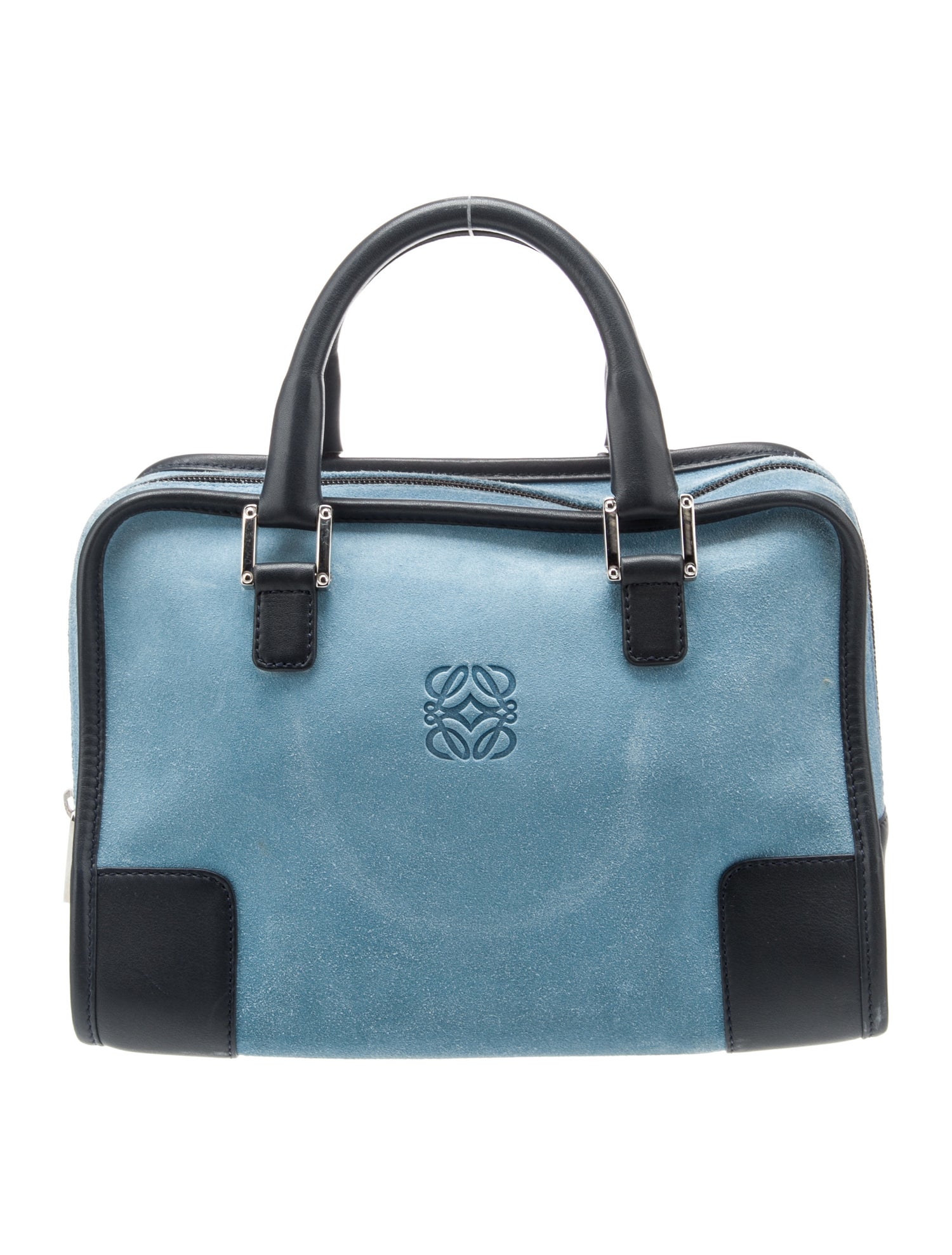 Prada Spazzolato Promenade Bag - Black Handle Bags, Handbags