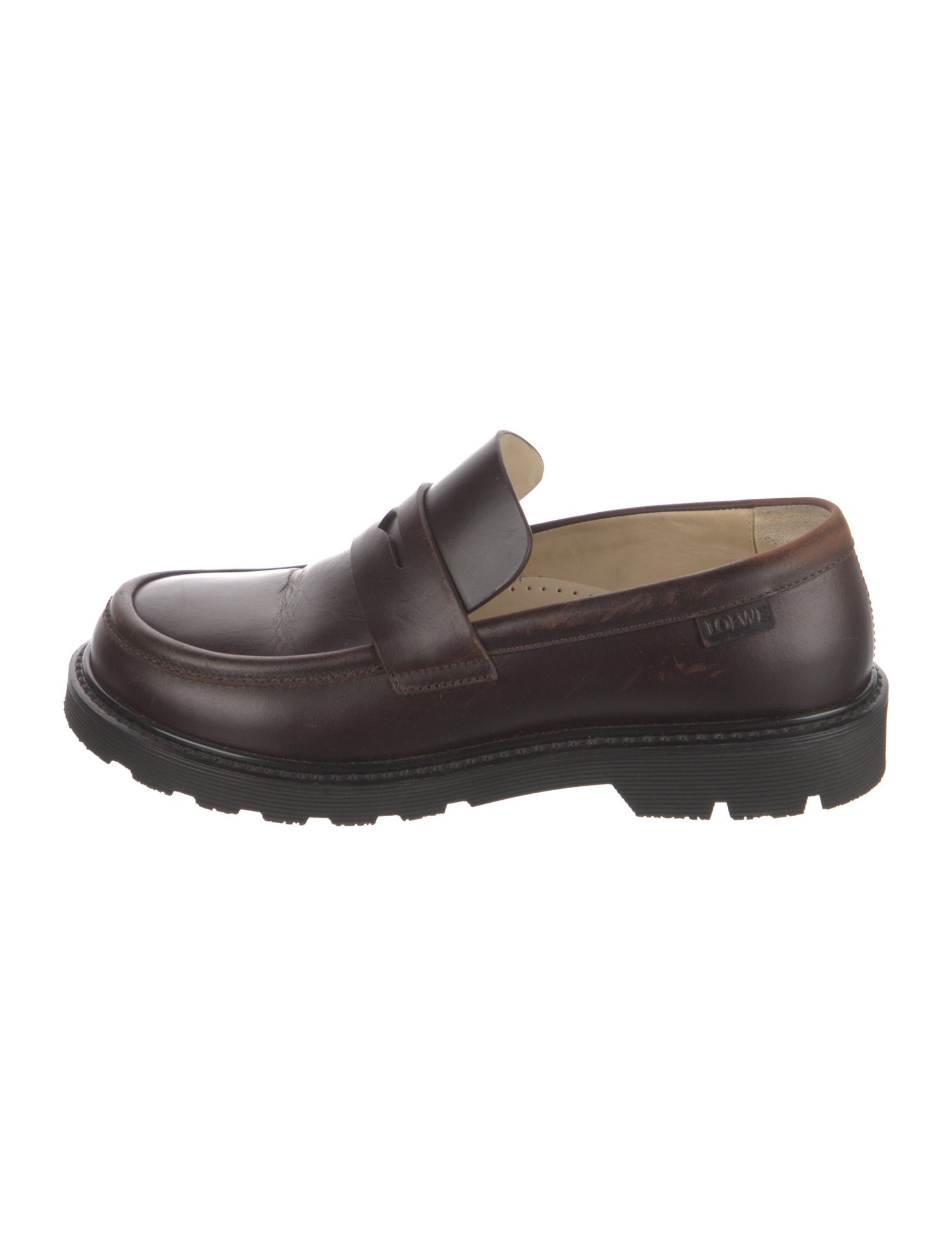 Loewe Leather Loafers