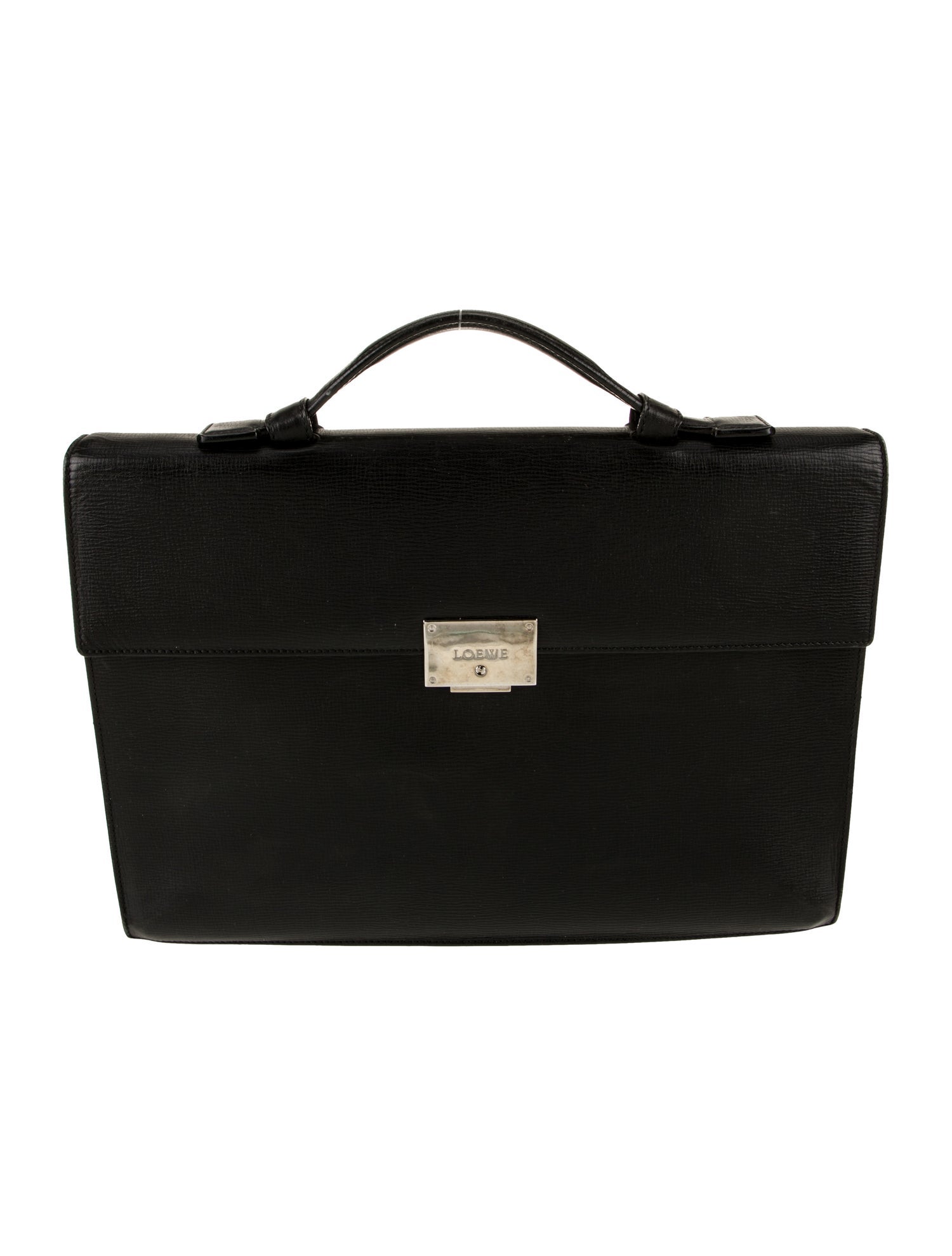 Loewe Leather Briefcase Vintage