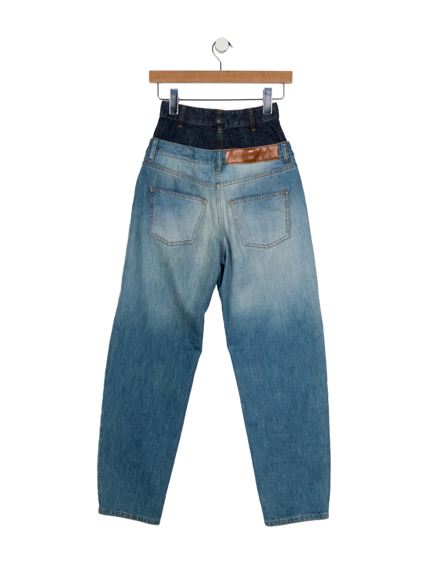 Loewe Trompe L'oeil Straight Leg Jeans