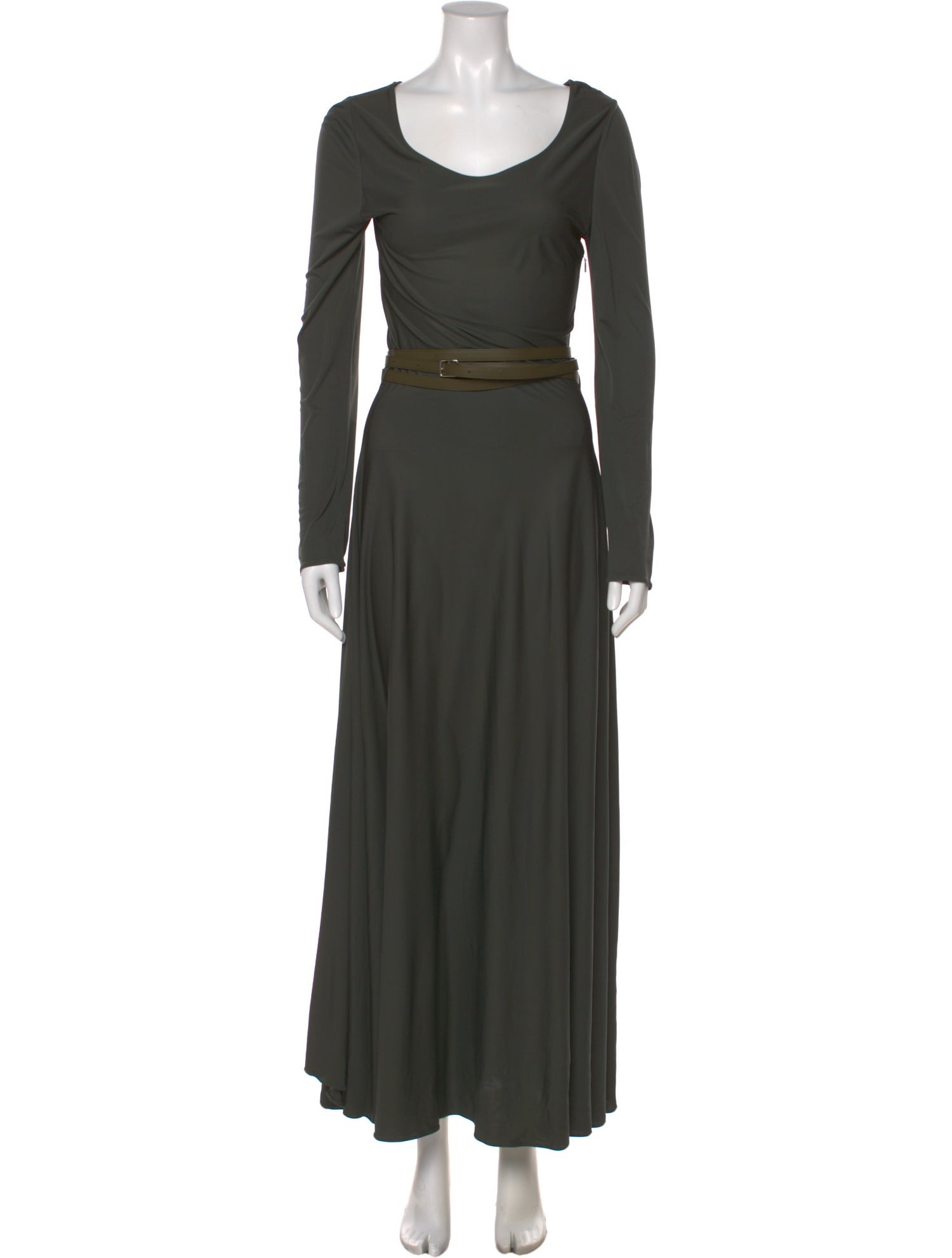 Loewe Scoop Neck Long Dress