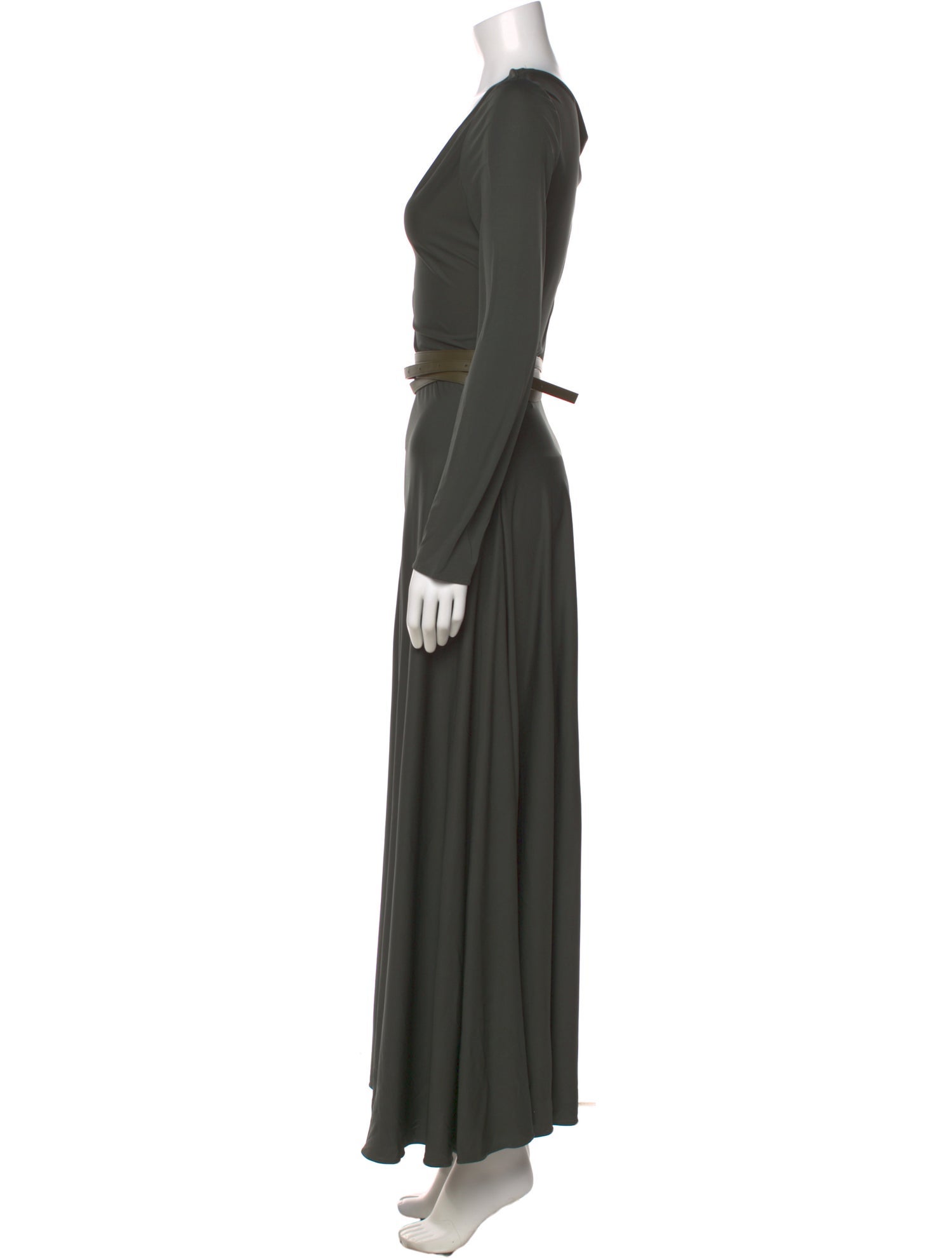 Loewe Scoop Neck Long Dress