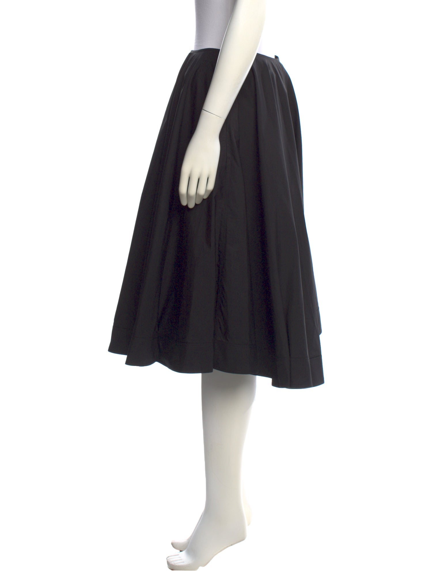 Loewe Pleated Accents Knee-Length Skirt w/ Tags
