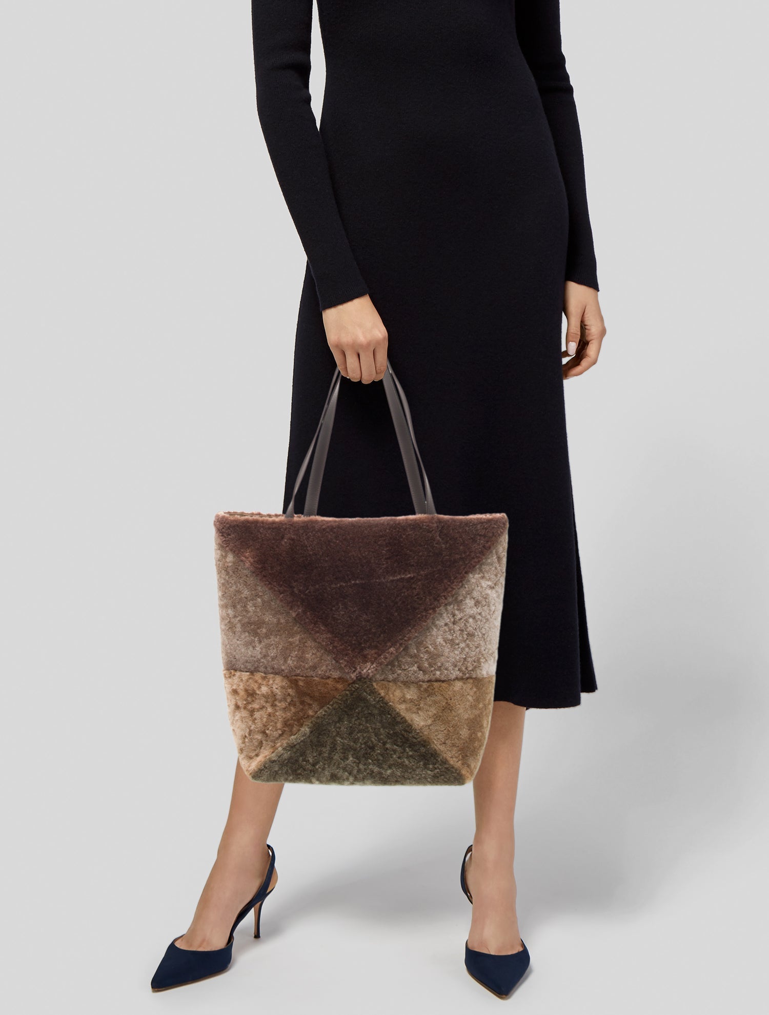 Loewe Shearling Puzzle Fold Large 2024 w/ Tags