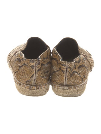 Loewe Python Animal Print Espadrilles