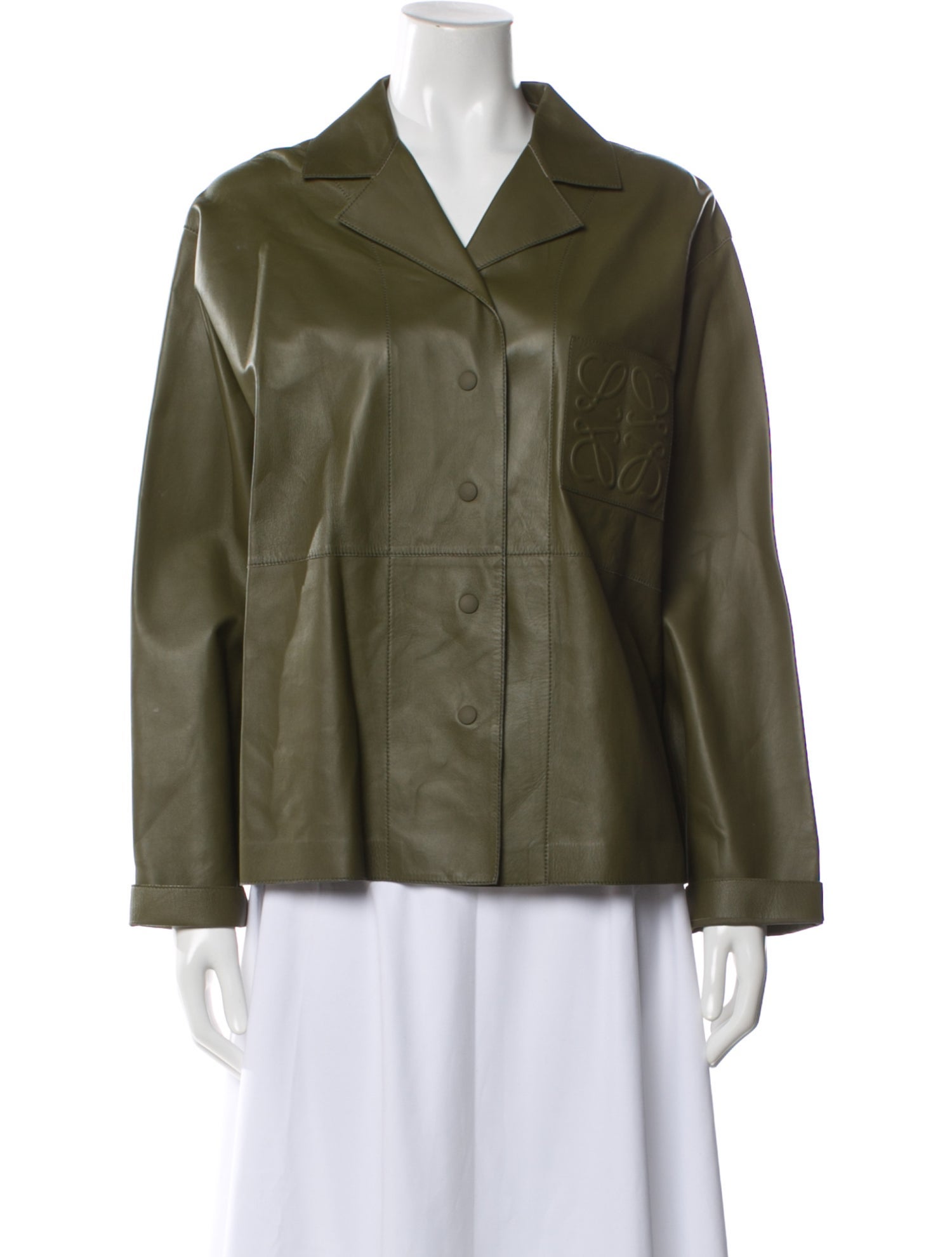 Katharine Hamnett London Leather Jacket - Black Jackets, Clothing