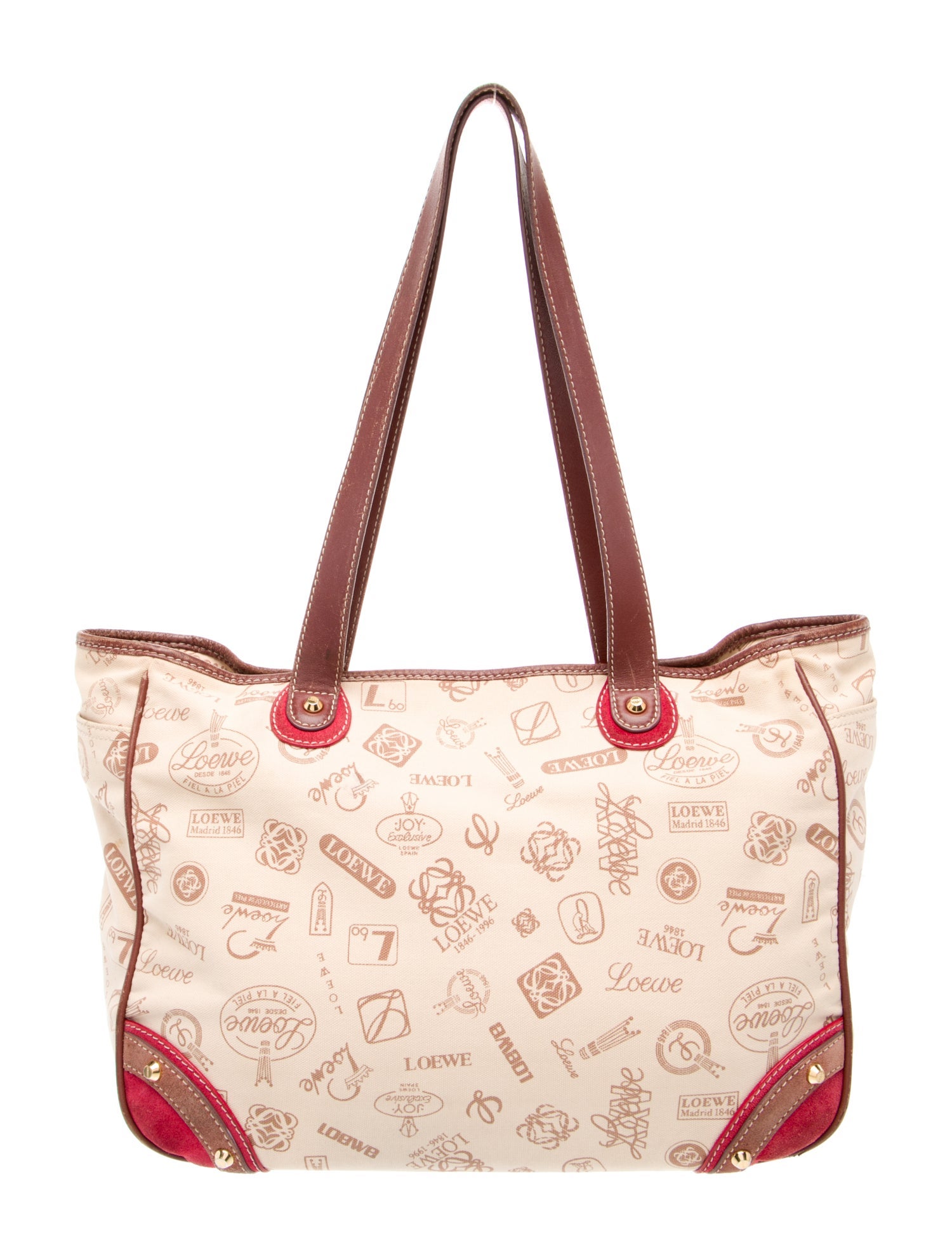 ✤LOEWE✤ Loewe Canvas Tote - Neutrals Totes, Handbags - LOW101093 | The