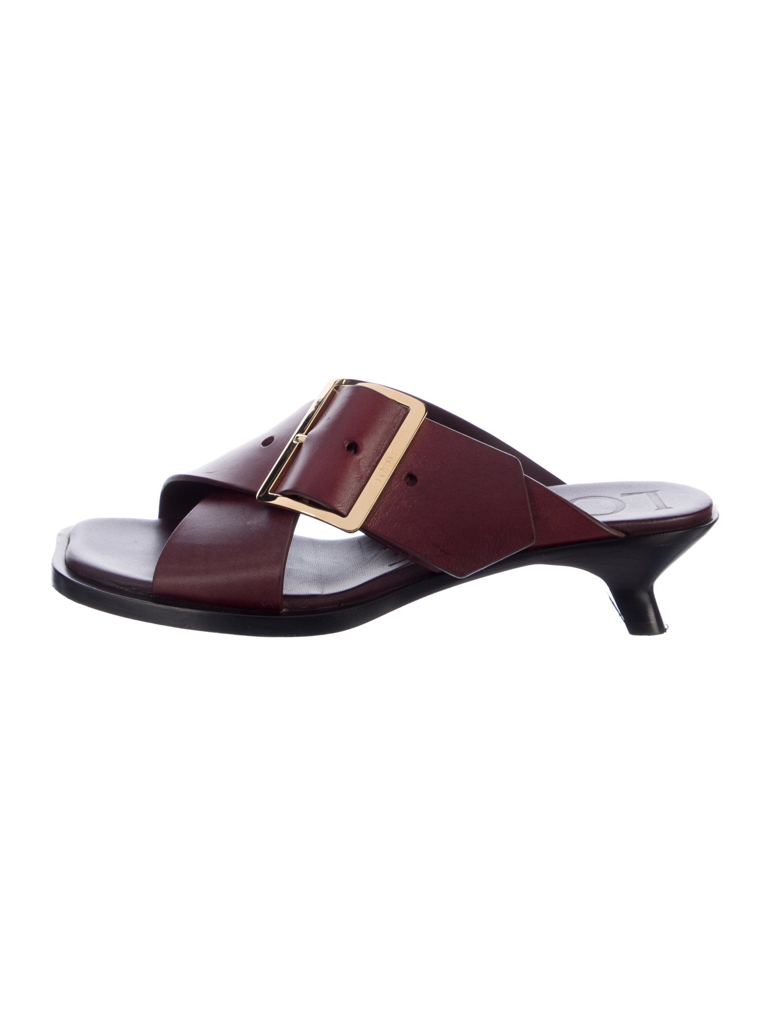 Loewe Leather Slides