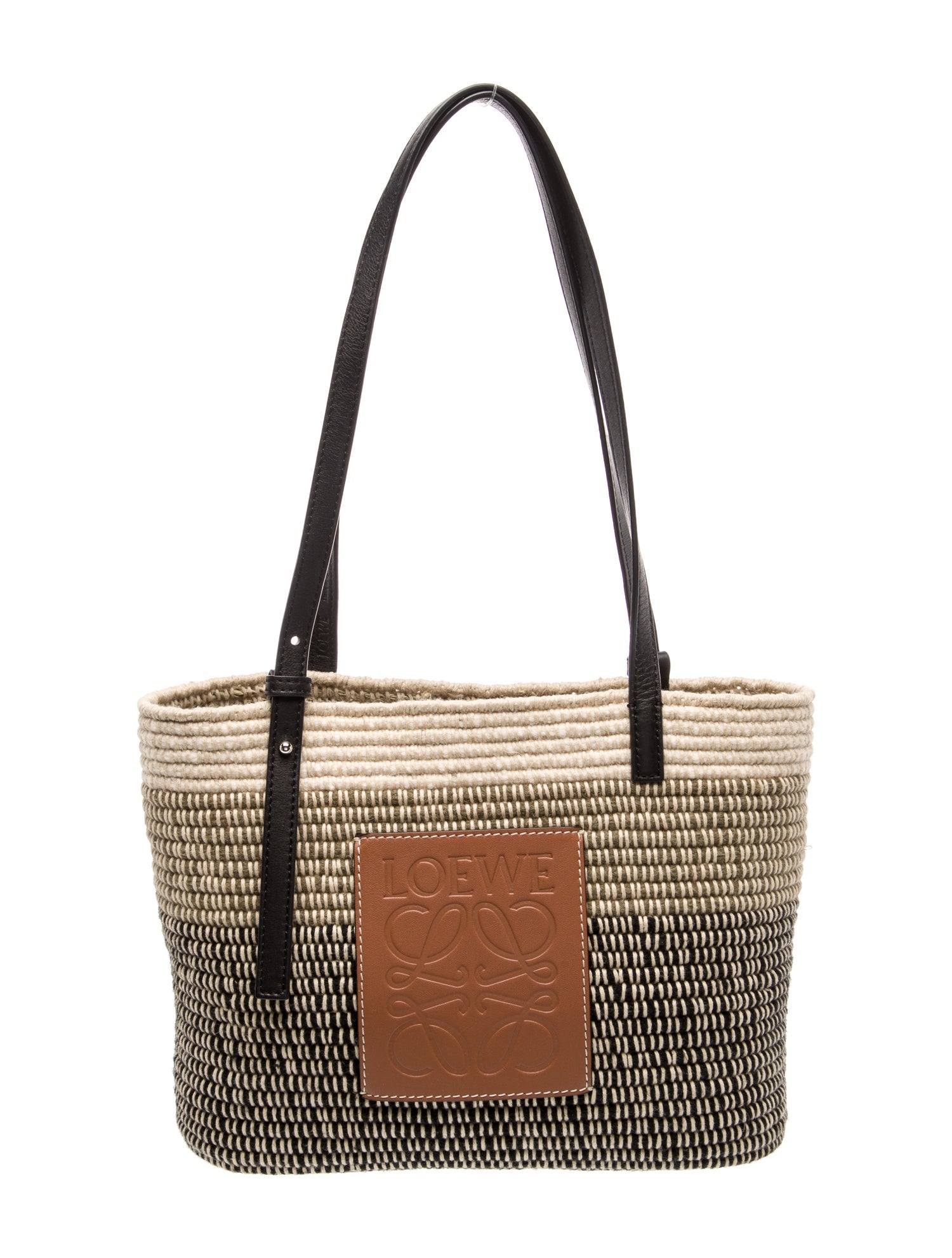 Loewe Raffia Square Basket