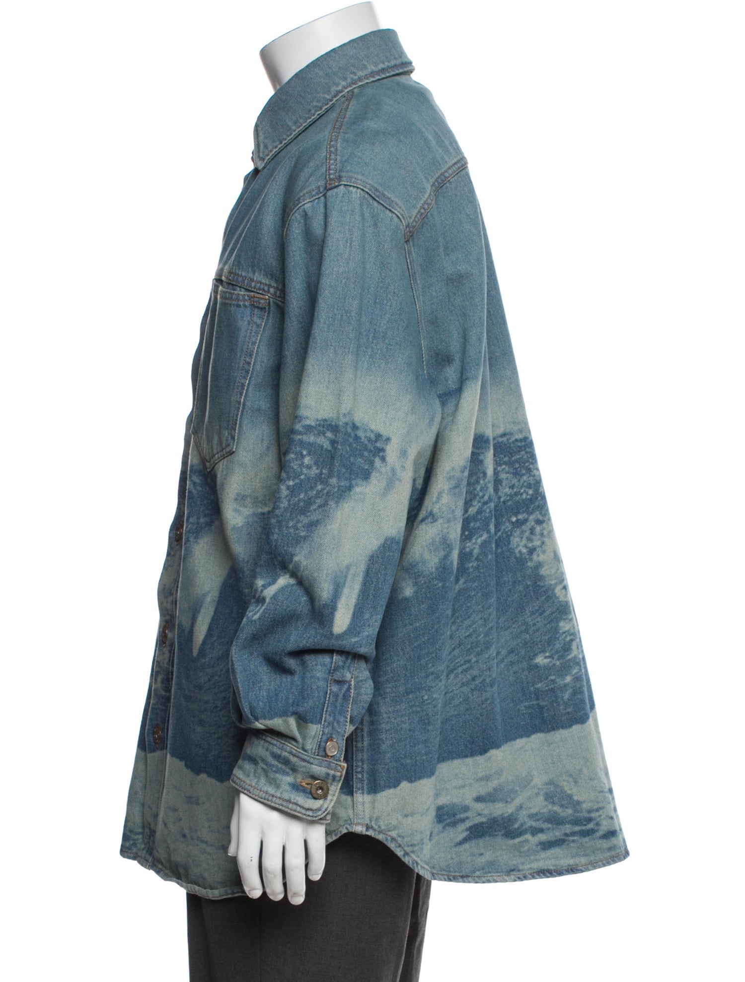 Loewe Paula's Ibiza 2022 Printed Denim Jacket