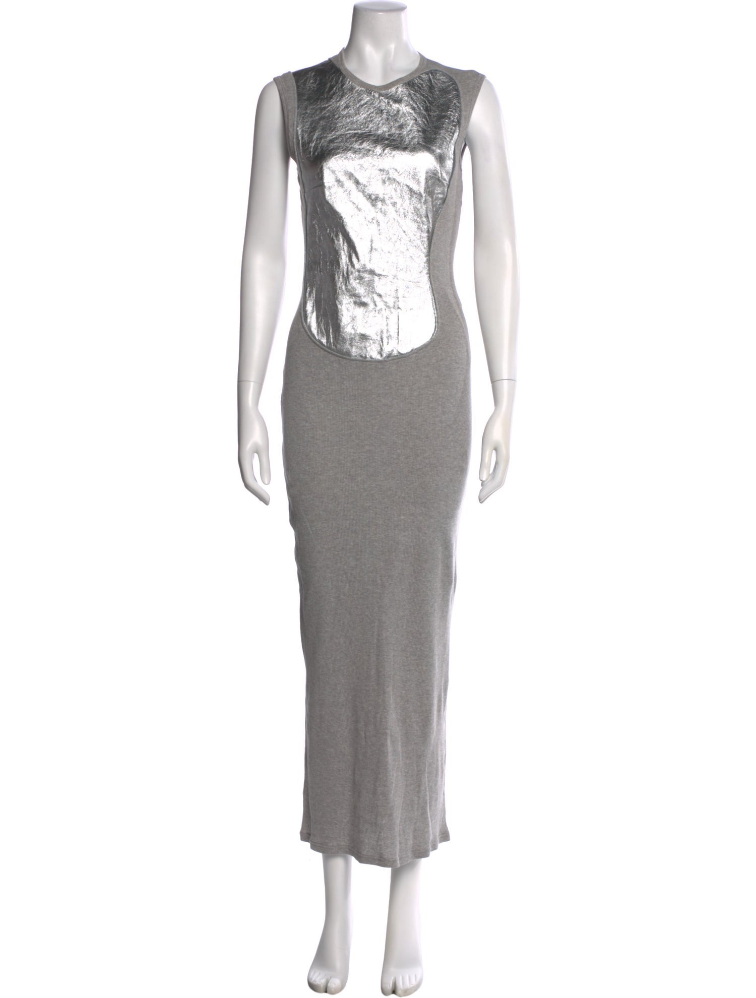 Loewe Metallic Panel Long Dress