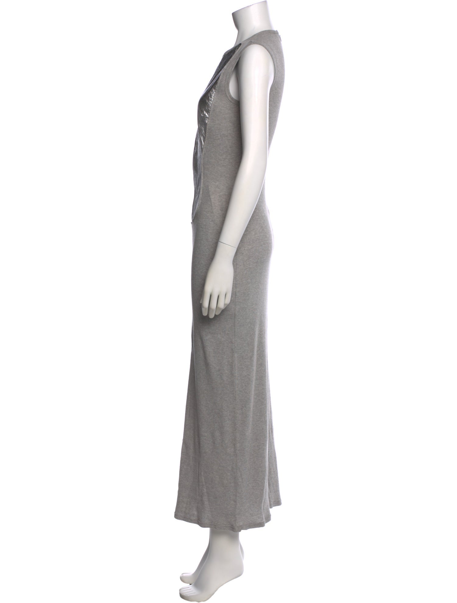 Loewe Metallic Panel Long Dress