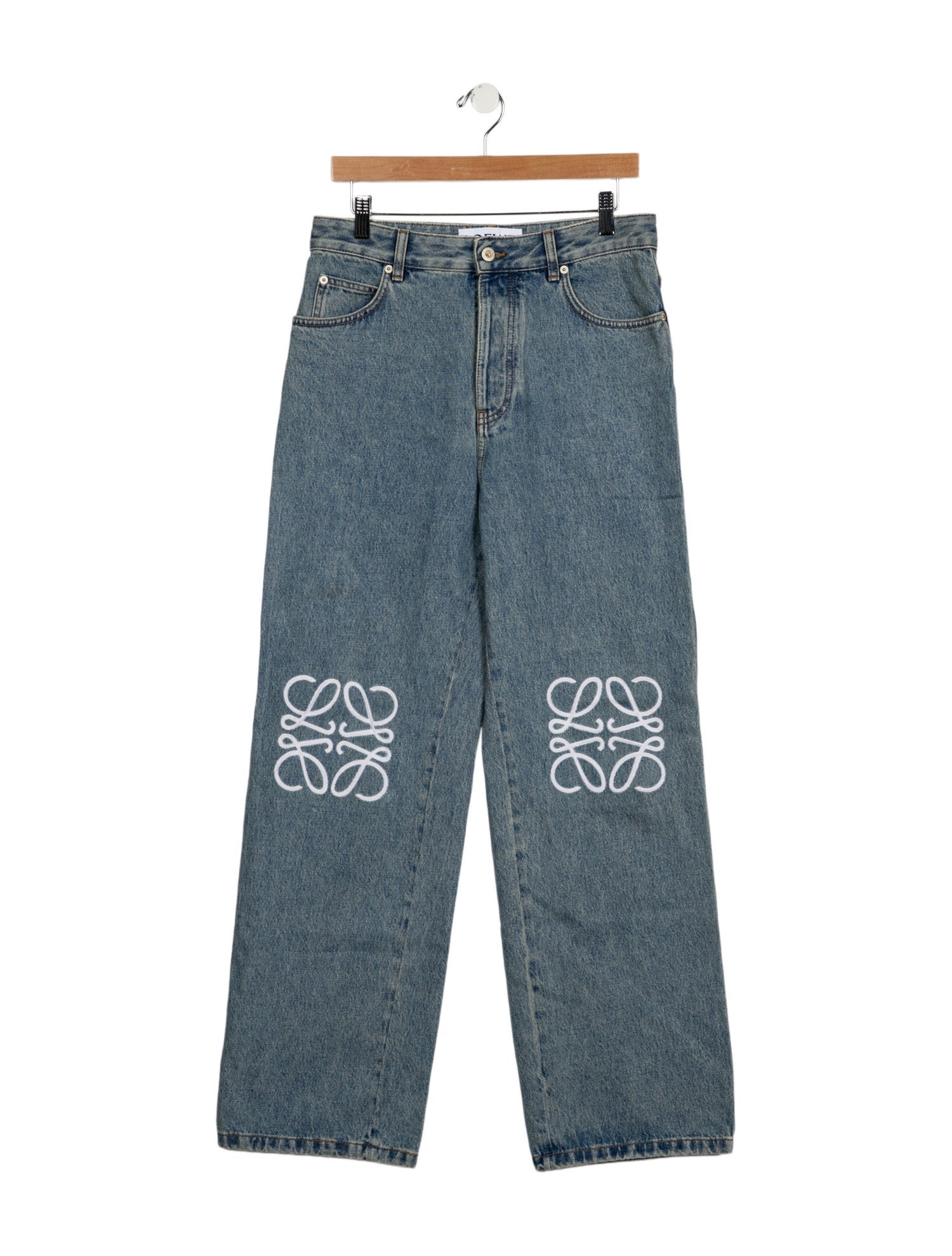 Loewe Signature Logo Bootcut Jeans