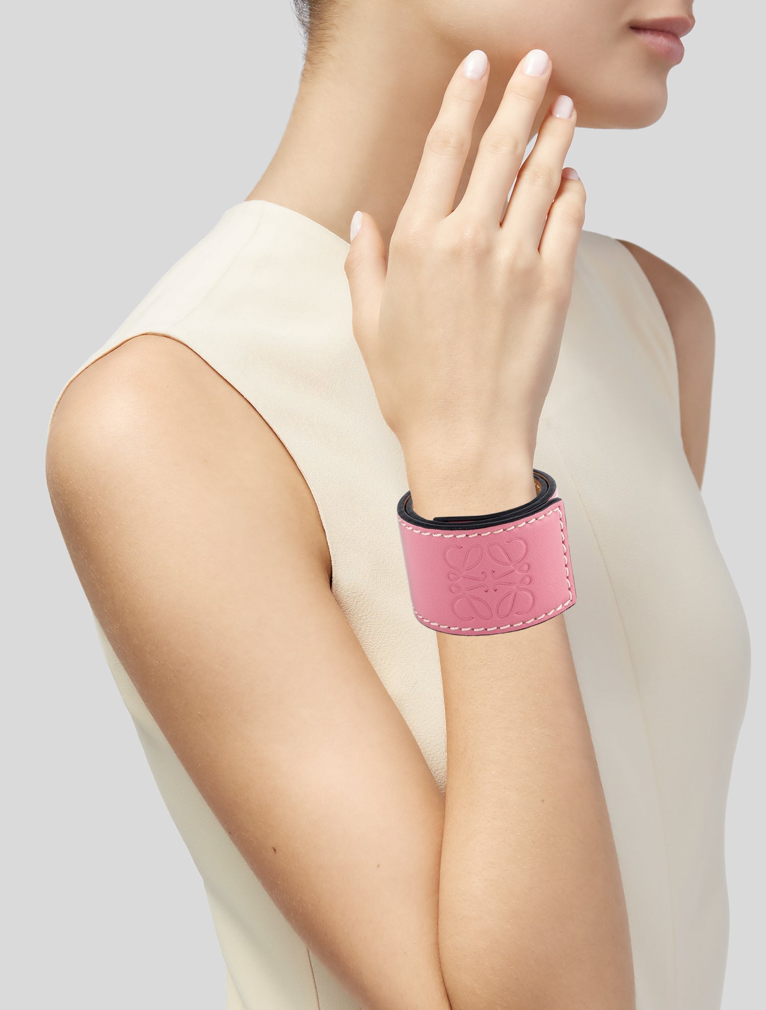 Loewe Leather Slap Bracelet