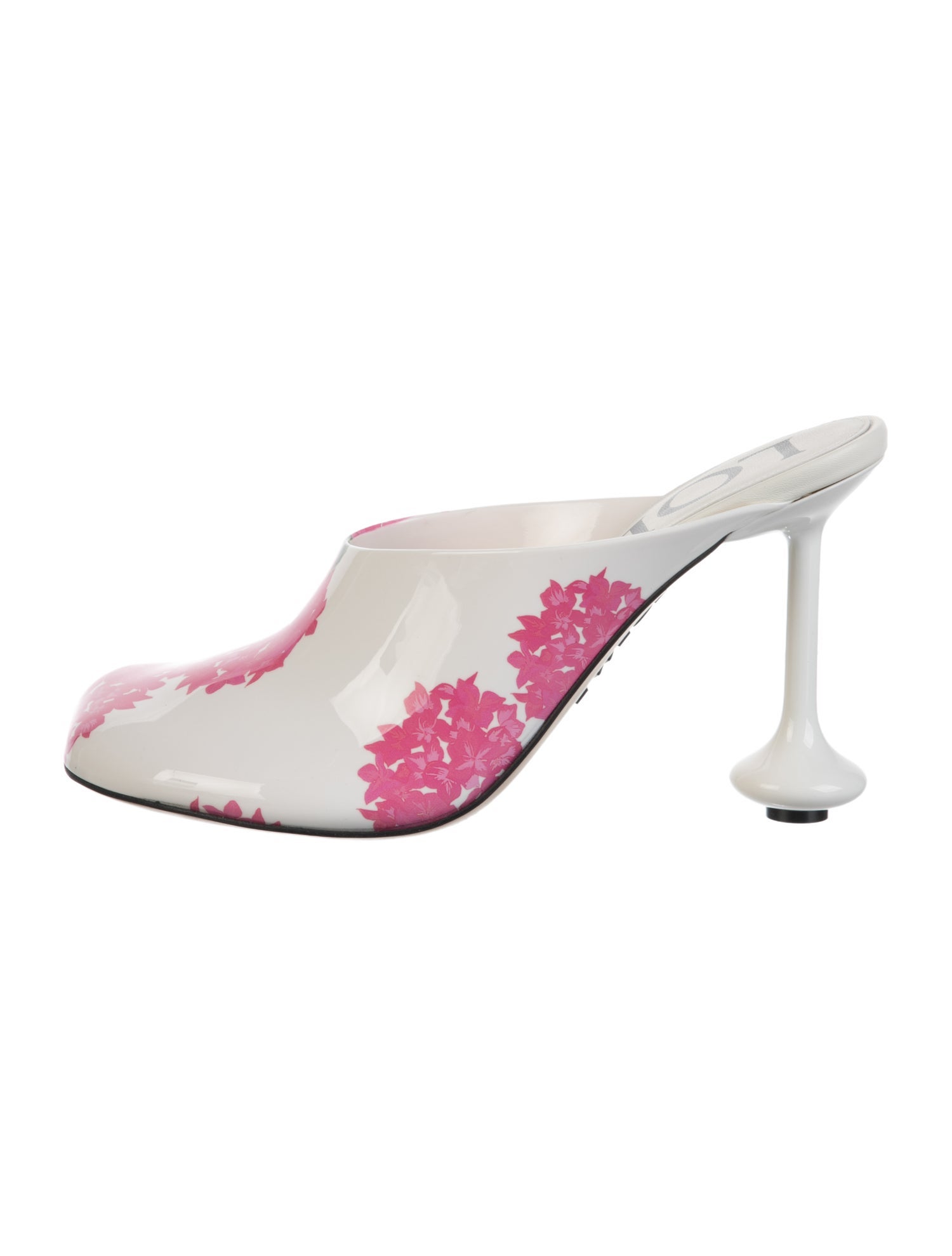 Loewe PVC Floral Print Mules w/ Tags