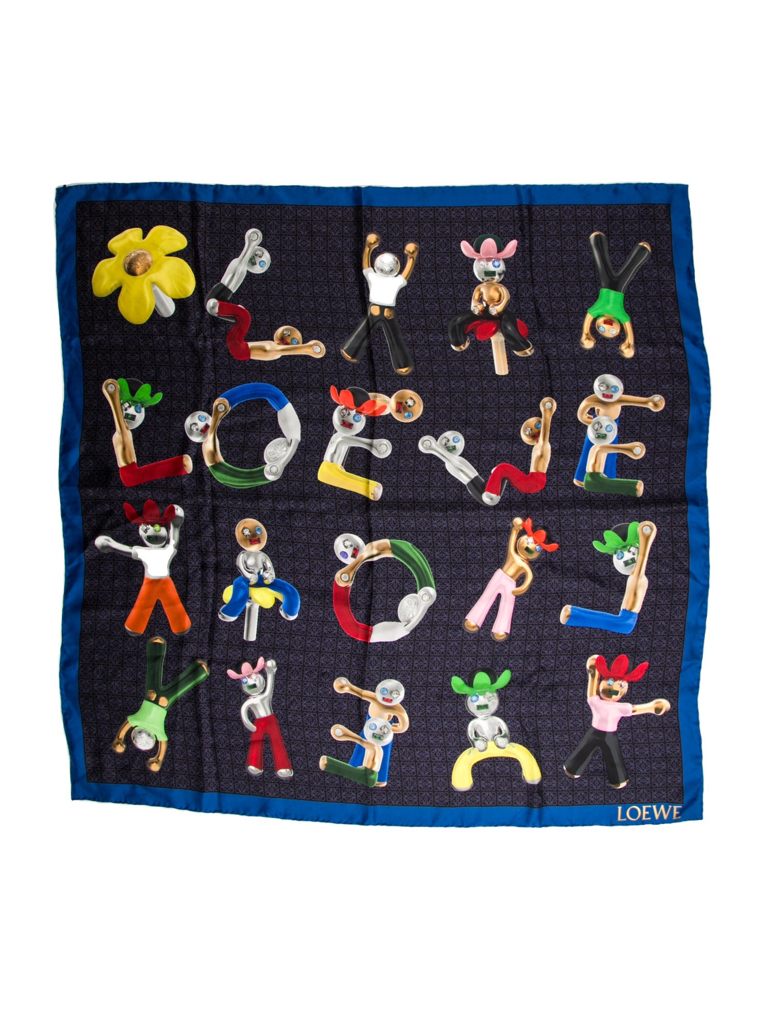 Loewe Silk Printed Scarf